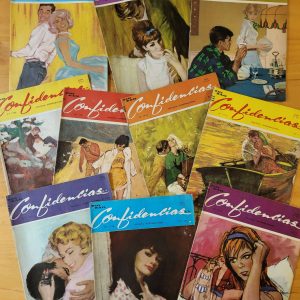 Pack revista CONFIDENCIAS, años 60s (x10)