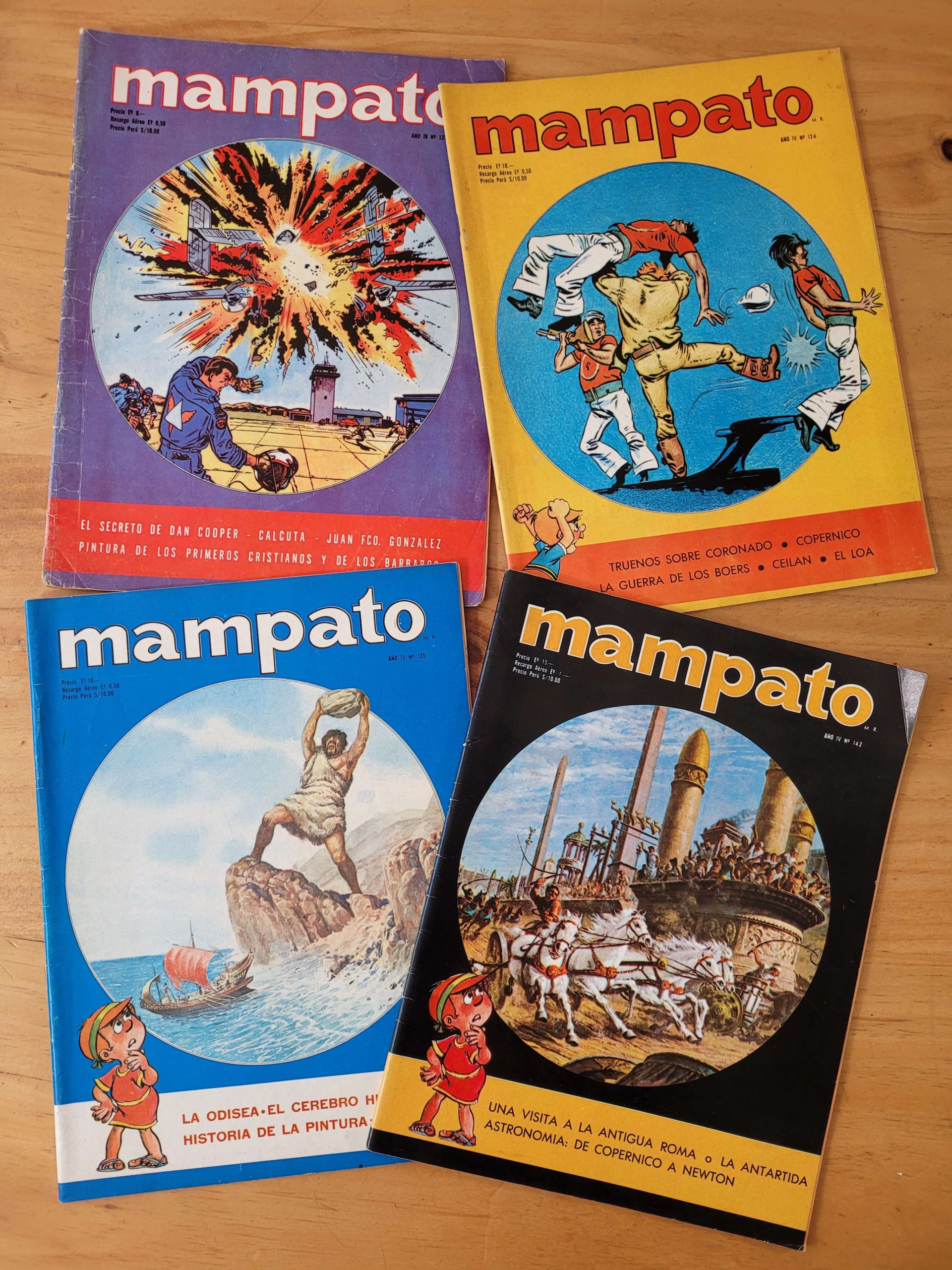 Pack revista Mampato años 70s (x4)