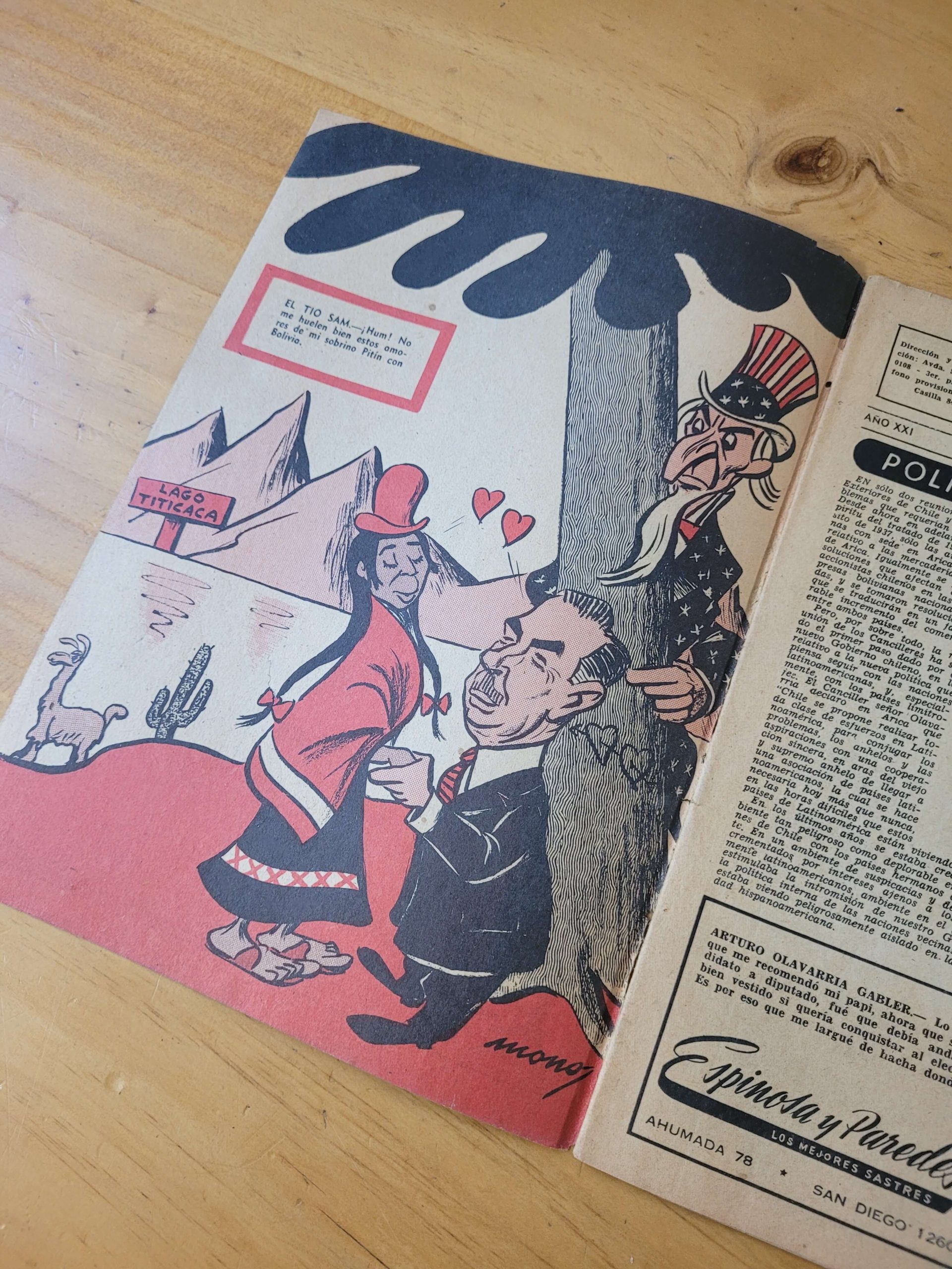 Pack revista TOPAZE años 50s -Portadas Ibañez del Campo- (x5)