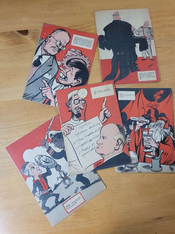 Pack revista TOPAZE, años 50s (x5)