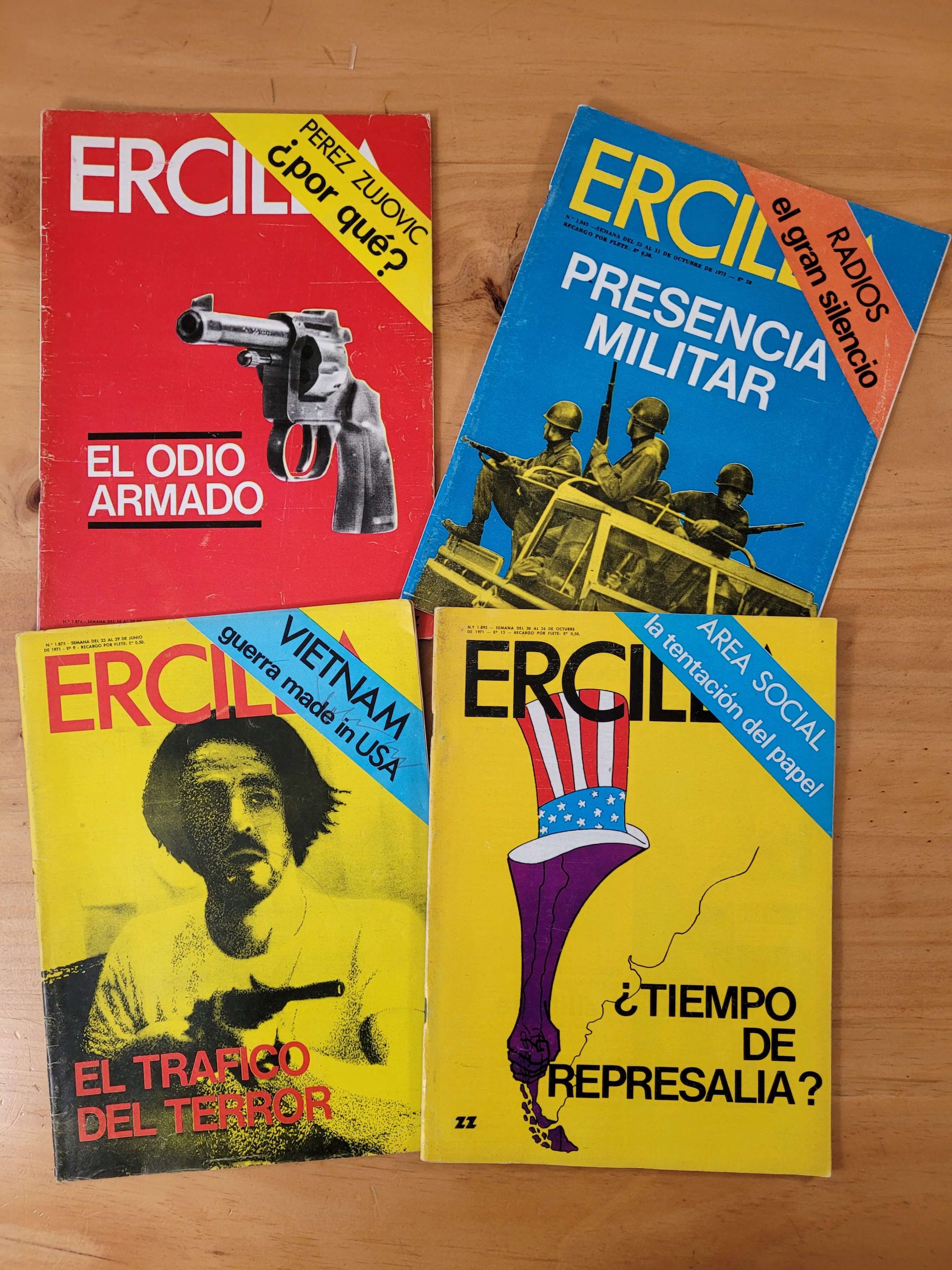 Pack Revista ERCILLA -Periodo Unidad Popular- (x4)