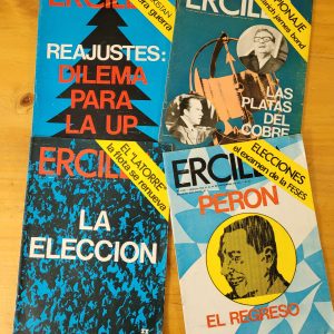 Pack Revista ERCILLA, -Periodo Unidad Popular- (x4)