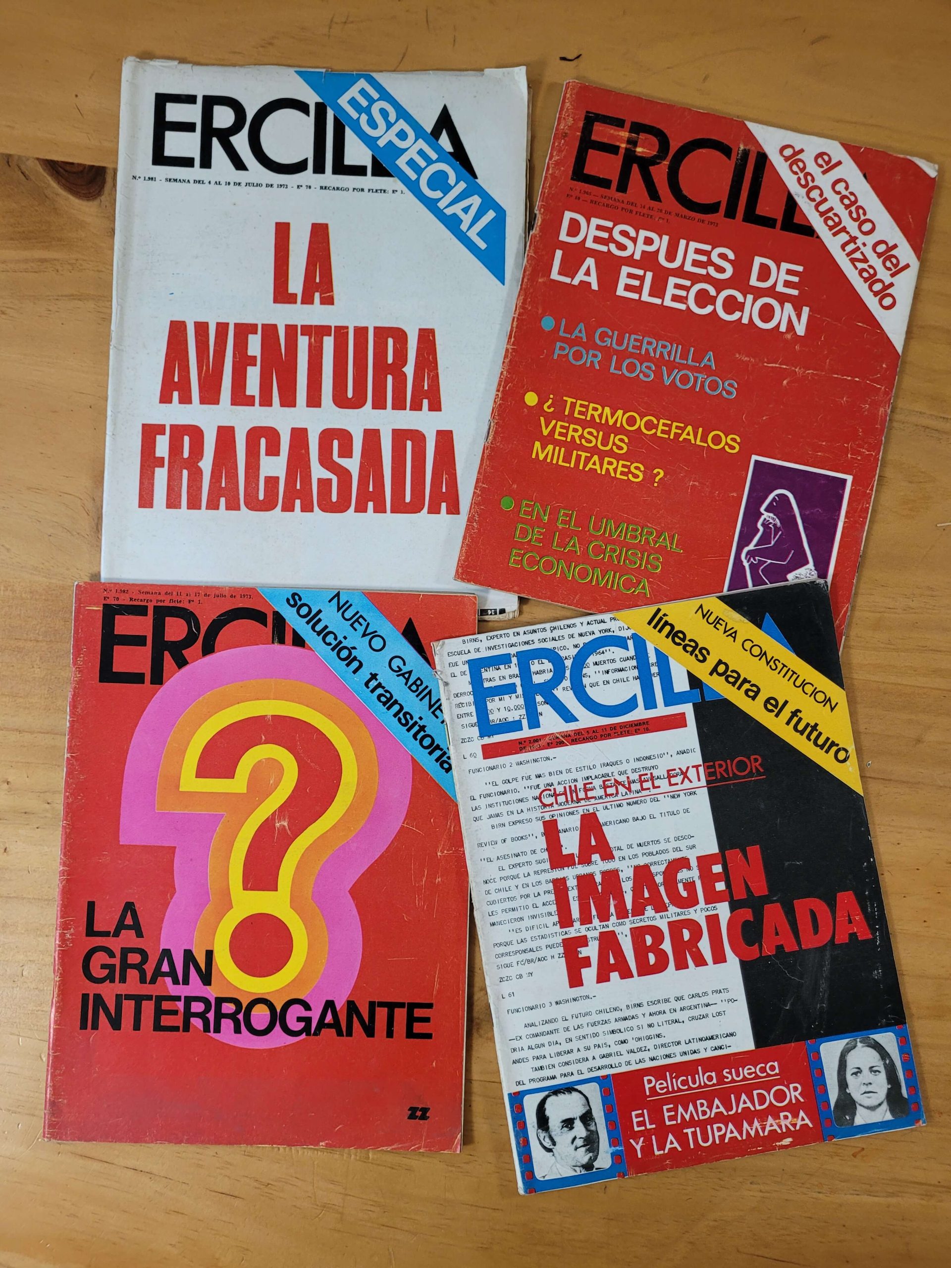 Pack revista ERCILLA -1973- (x4)