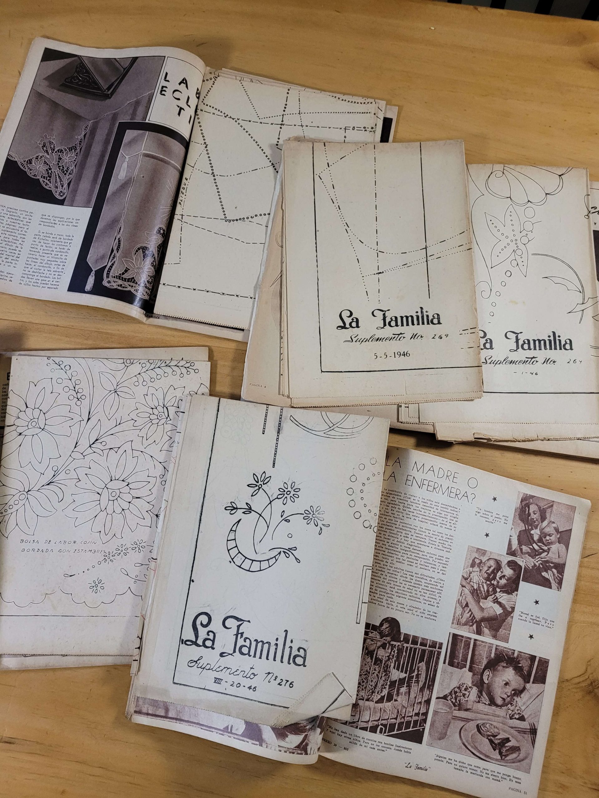 Pack revistas La Familia años 40s (x4)