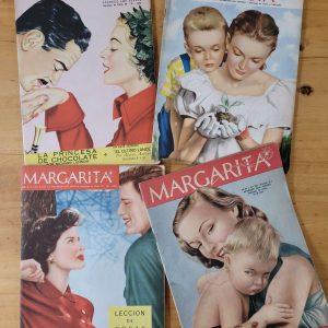 Pack revista Margarita años 50s (x4)