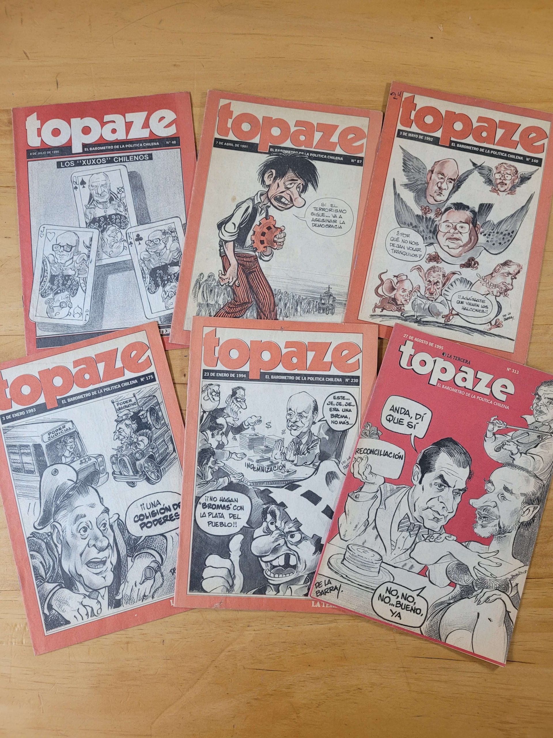 Pack revista TOPAZE años 90s (x6)