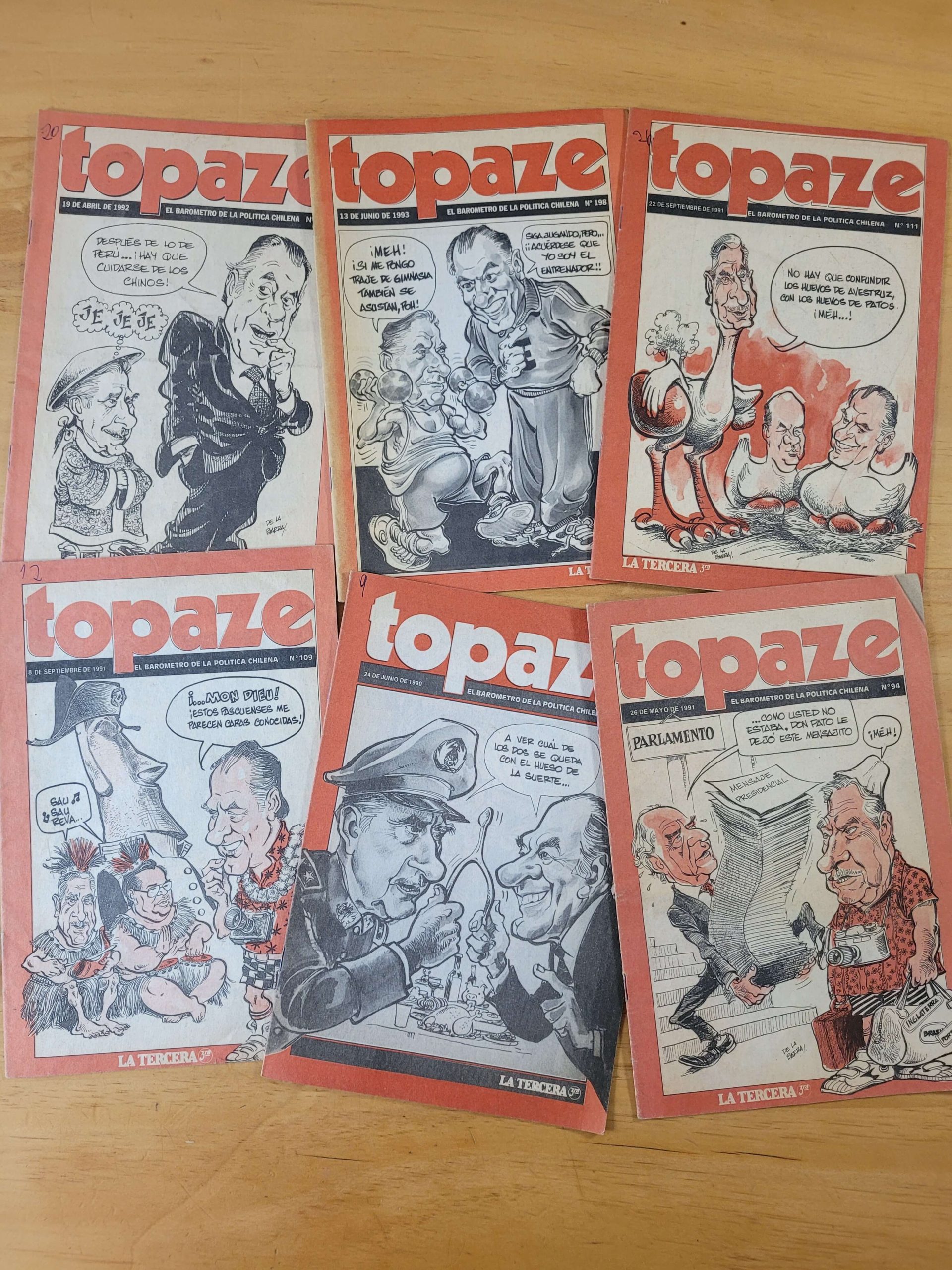 Pack revista TOPAZE, años 90s (x6)