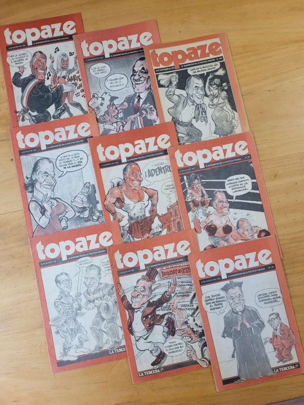 Pack revista TOPAZE años 90s (x9)