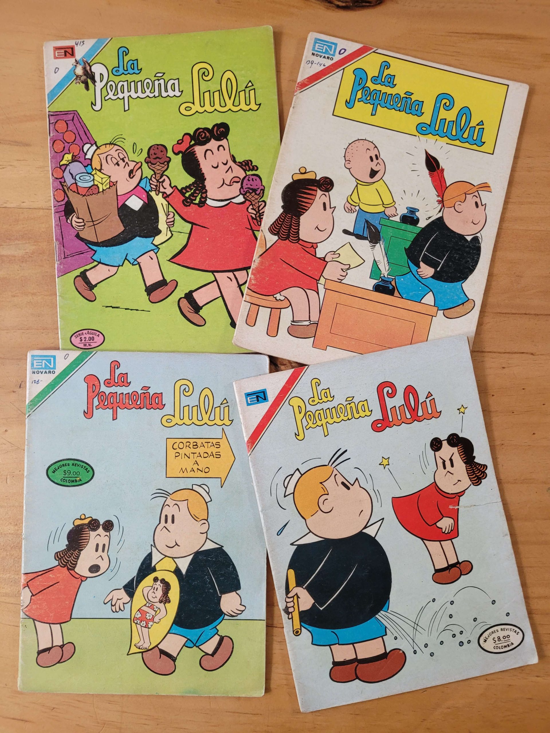 Pack PEQUEÑA LULU, años 80s (x4)