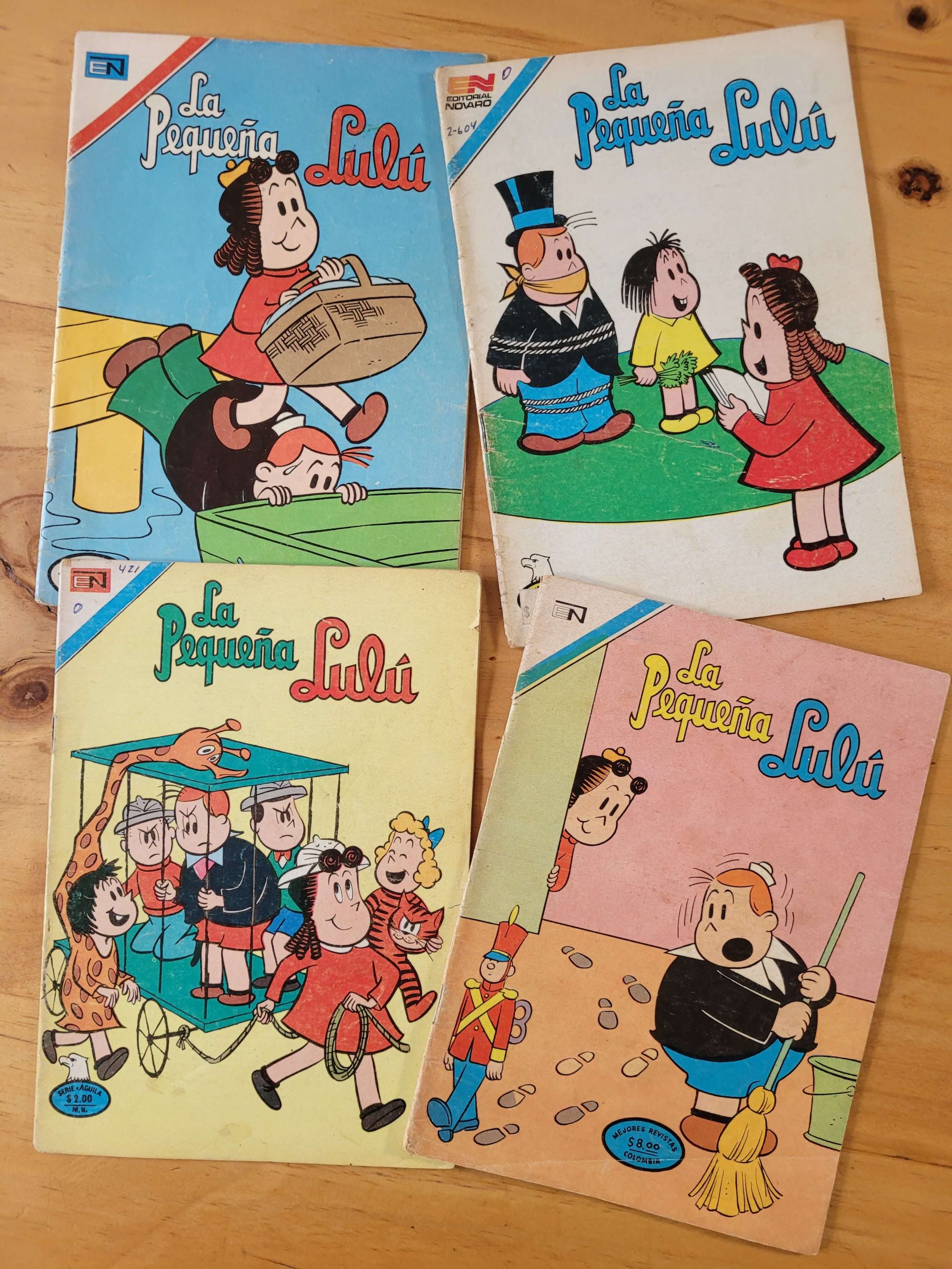 Pack PEQUEÑA LULU años 80s (x4)