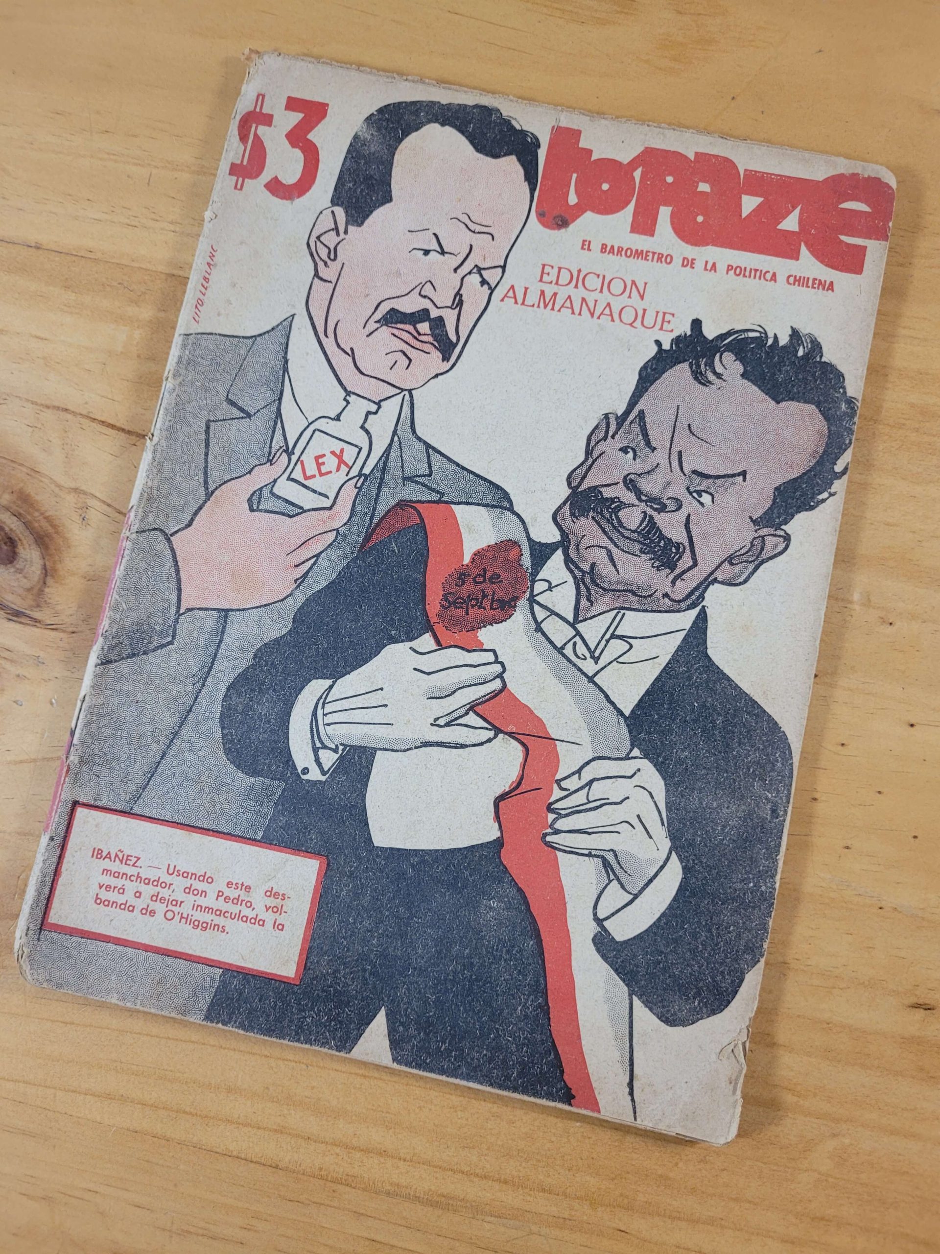 (1938) Especial Almanaque de revista TOPAZE