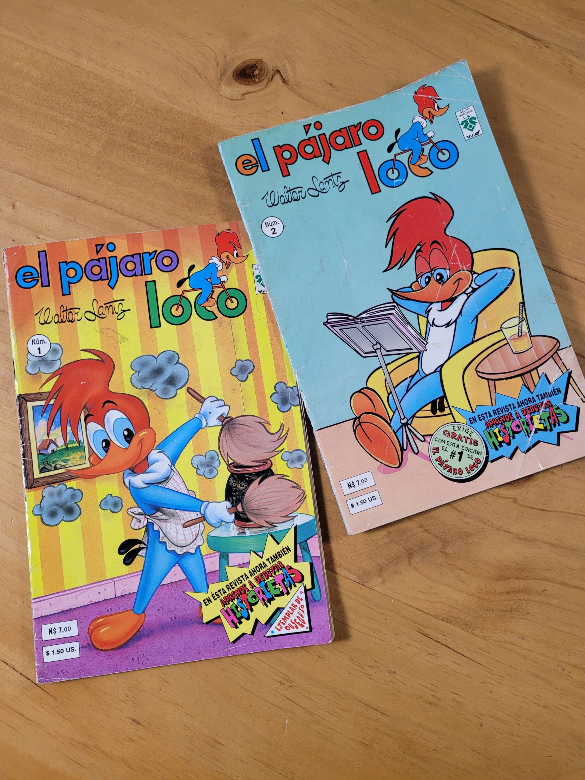 Pack revista EL PAJARO LOCO años 90s (x2)