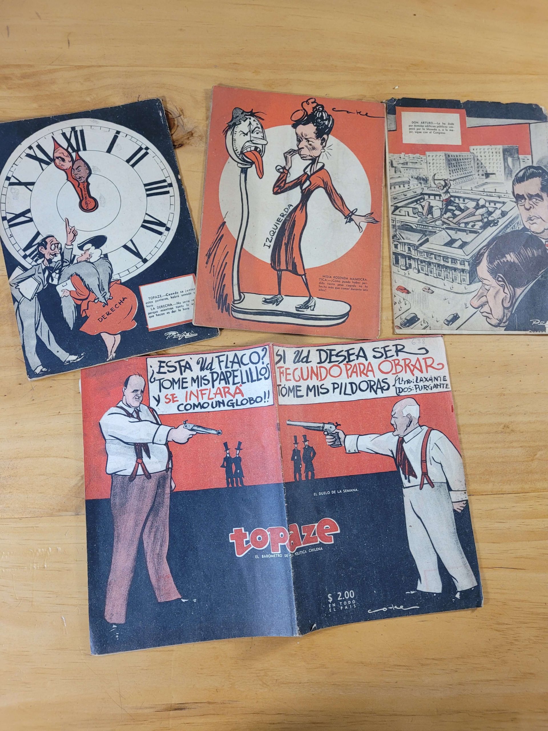 Pack revista TOPAZE años 40s (x4)