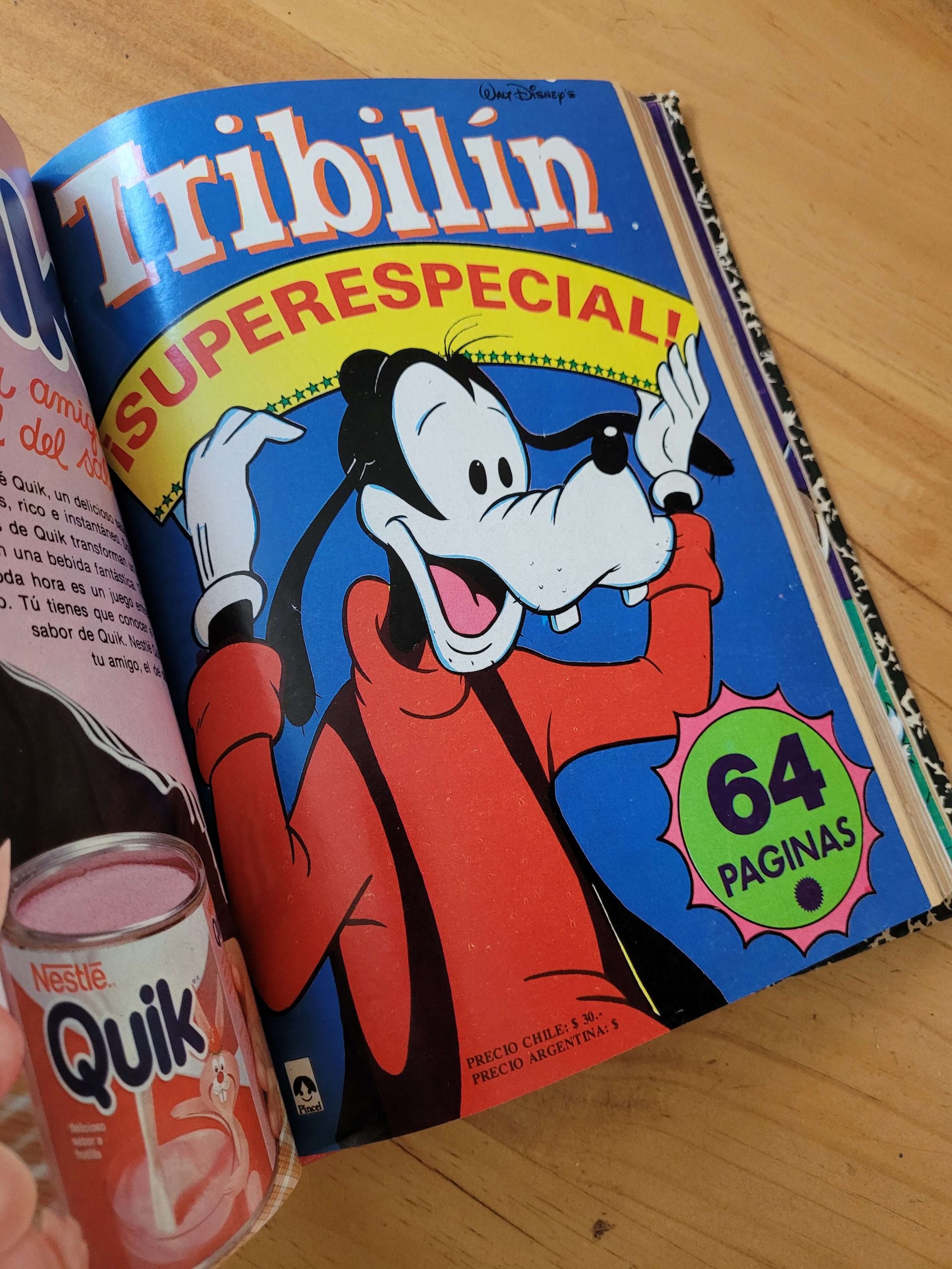 Empaste revista TIBILIN años 70s -incluye 3 revistas DISNEYLANDIA- (x13)