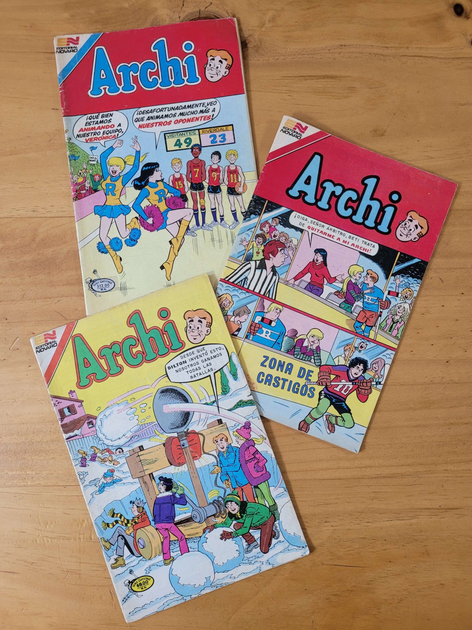 Pack ARCHI años 70s (x3)