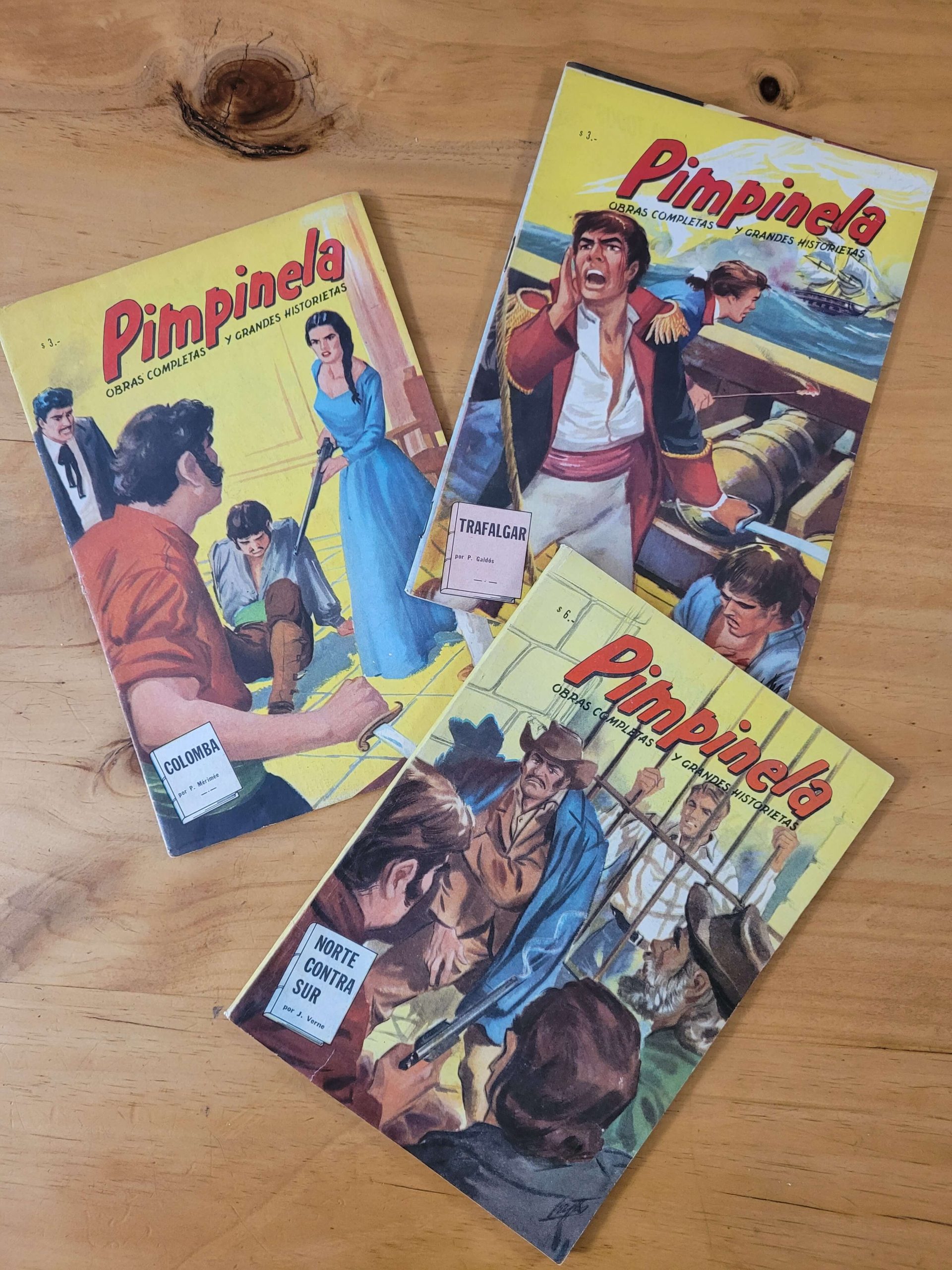 Pack revista PIMPINELA años 50s (x3)