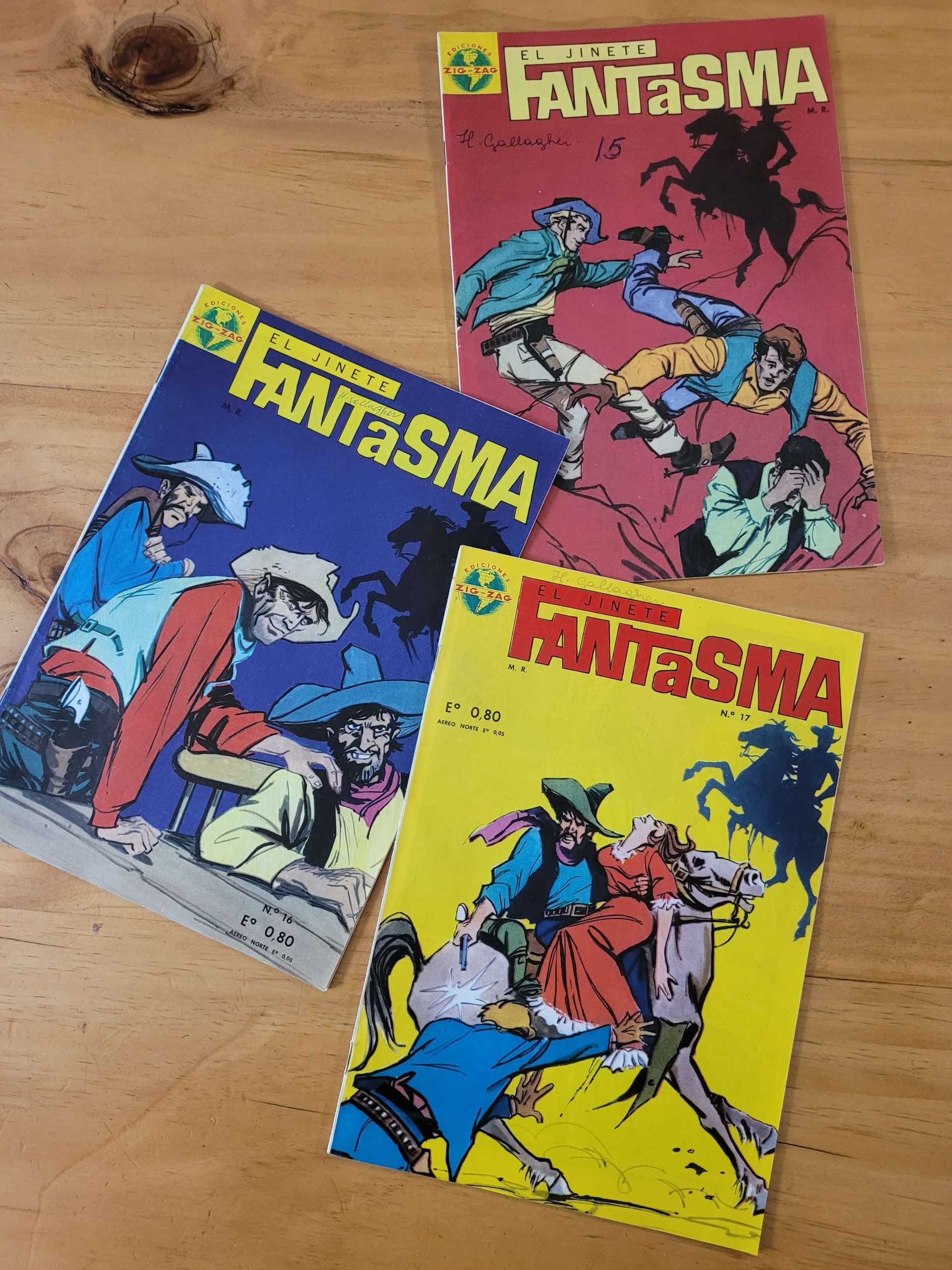 Pack revista EL JINETE FANTASMA años 60s (x3)