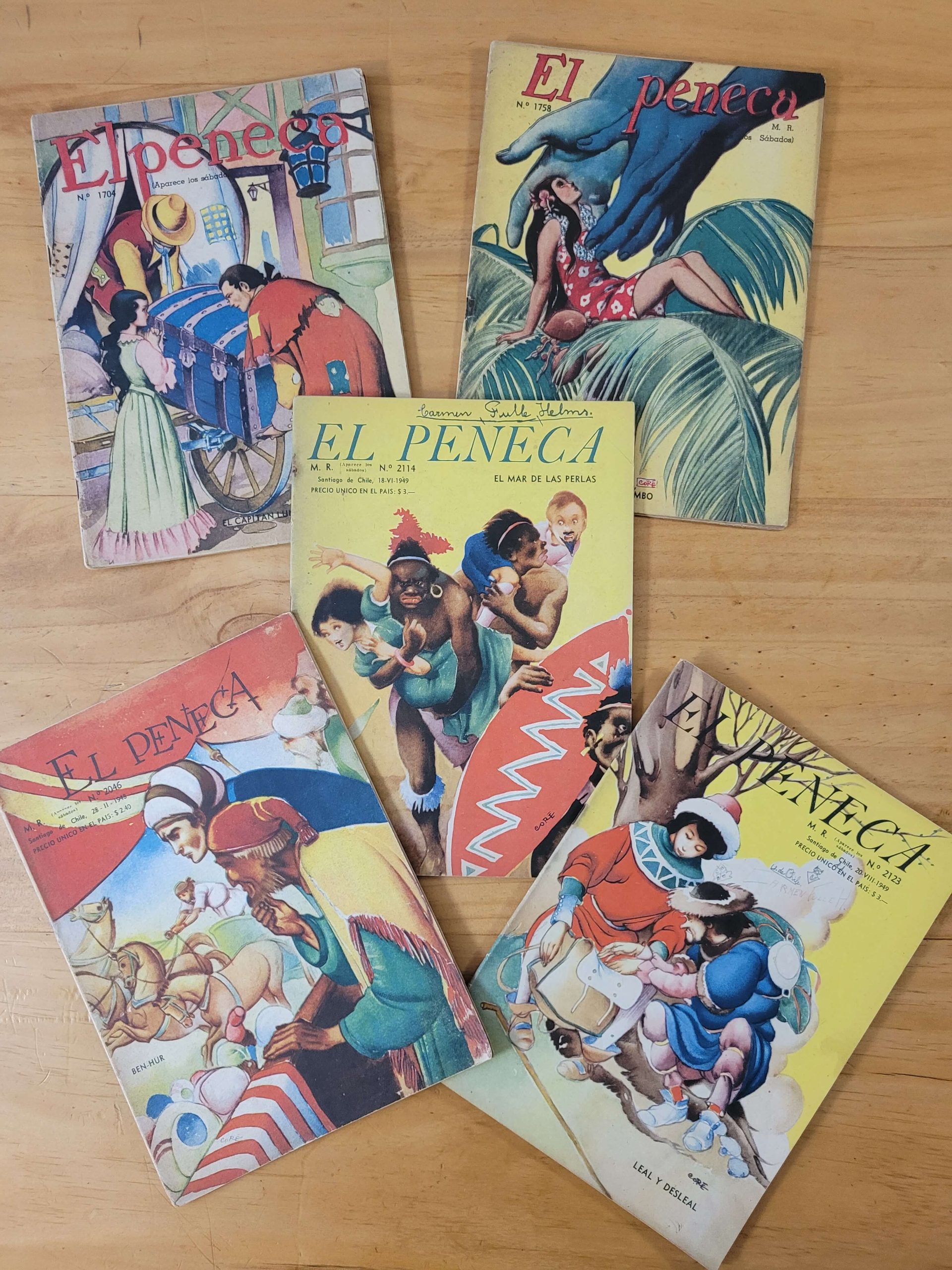 Pack revista EL PENECA años 40s (x5)