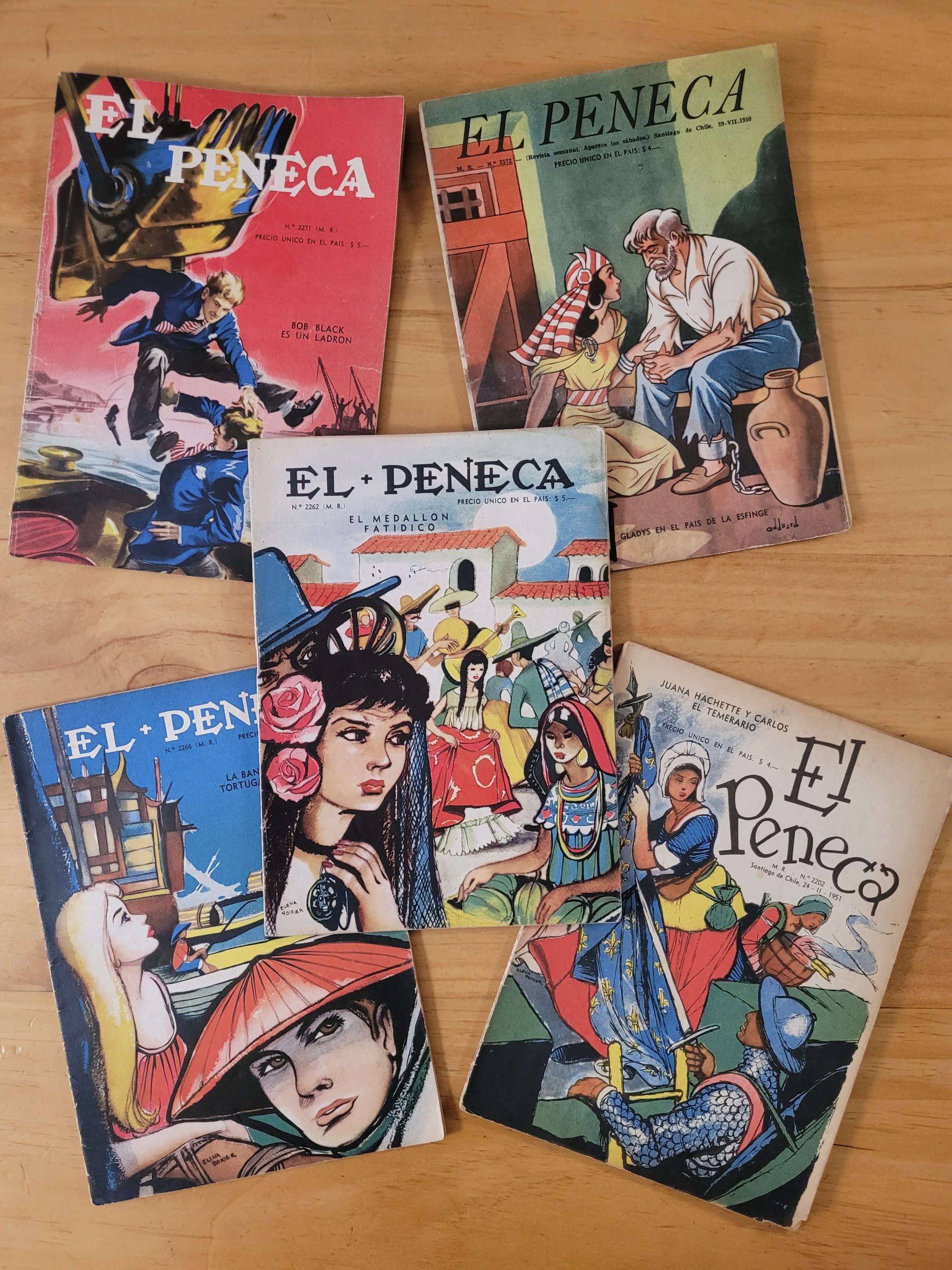 Pack revista EL PENECA años 50s (x5)