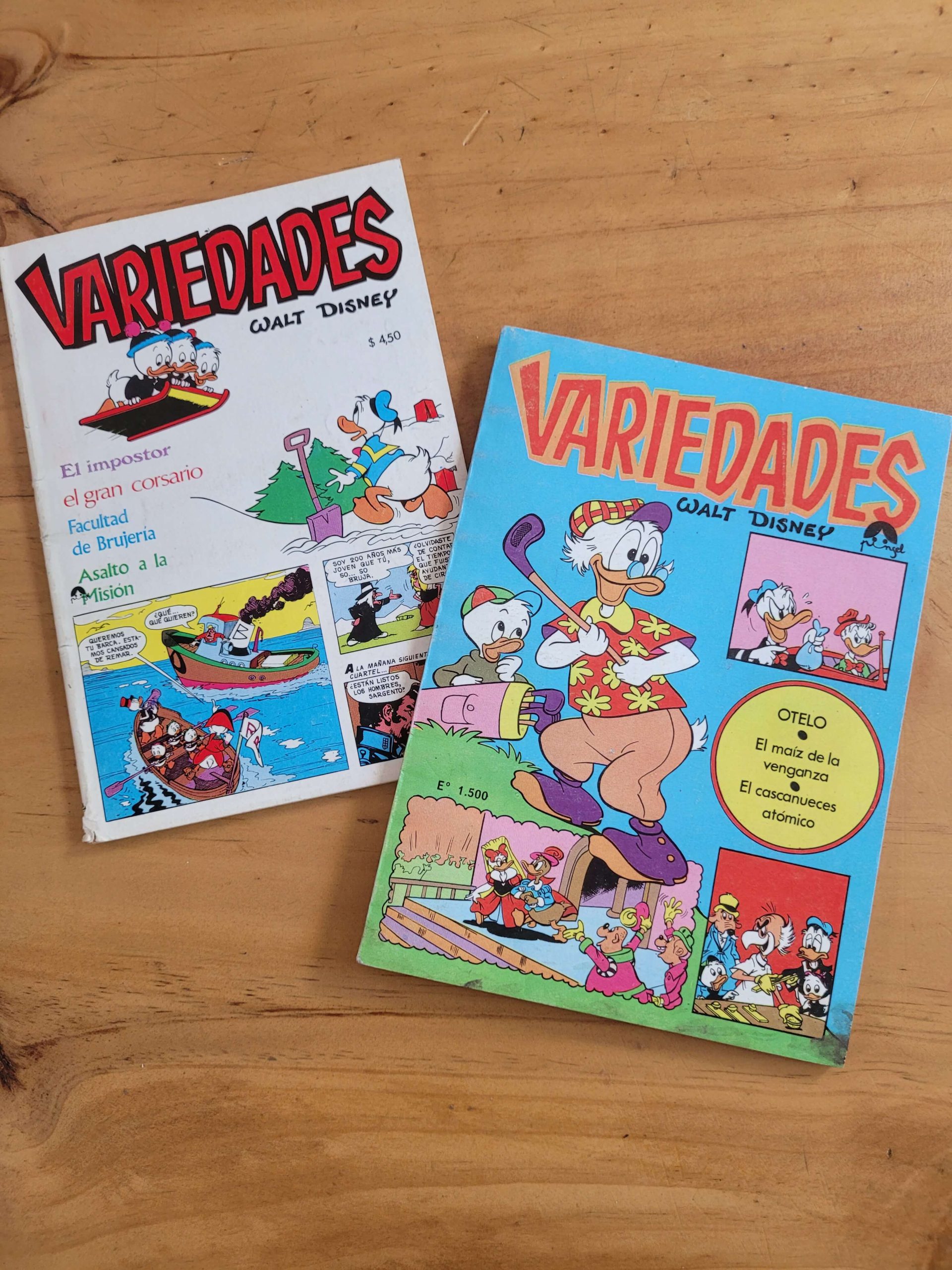 Pack VARIEDADES de Walt Disney, años 70s (x2)