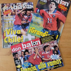 Pack DON BALON Chile en clasificatorias mundial Francia 98 (x3)