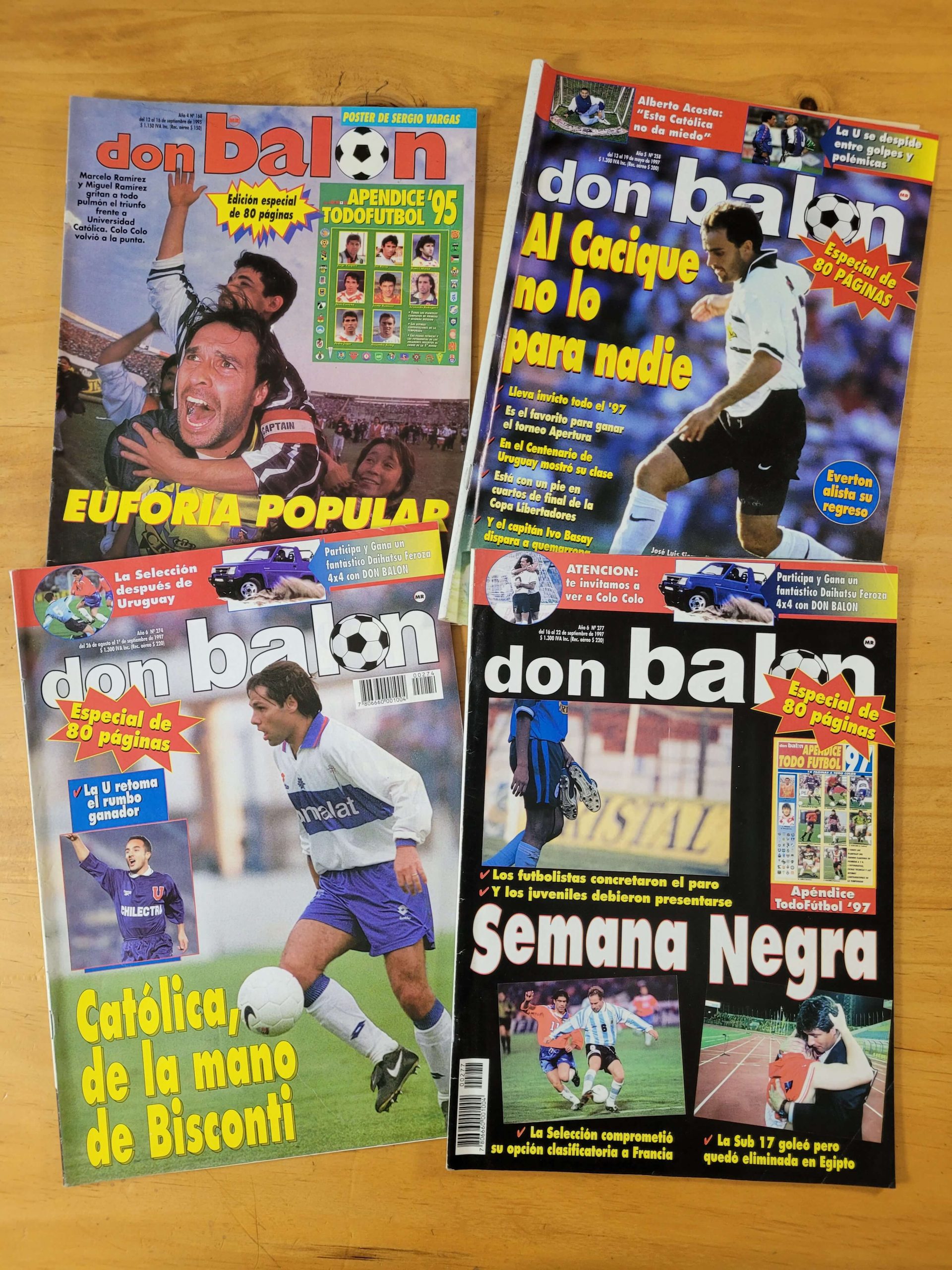 Pack DON BALON -Especiales- años 90s (x4)