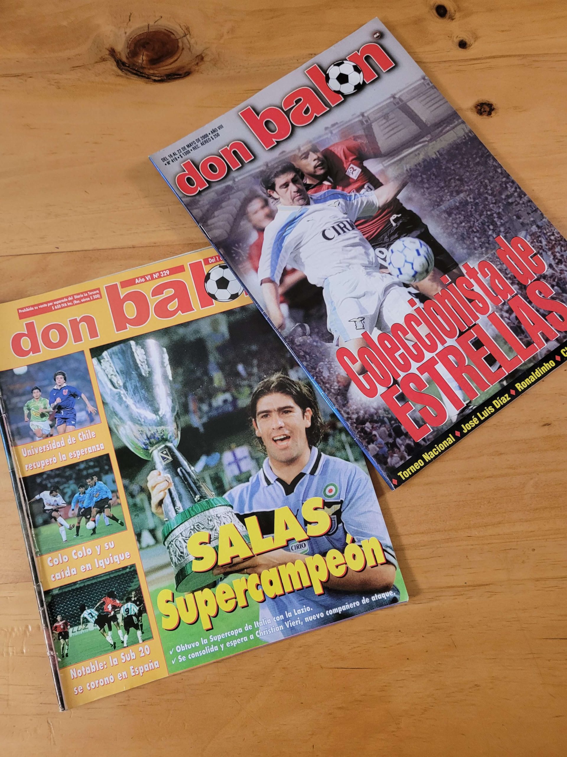 Pack DON BALON -Marcelo Salas en Lazio- (x2)