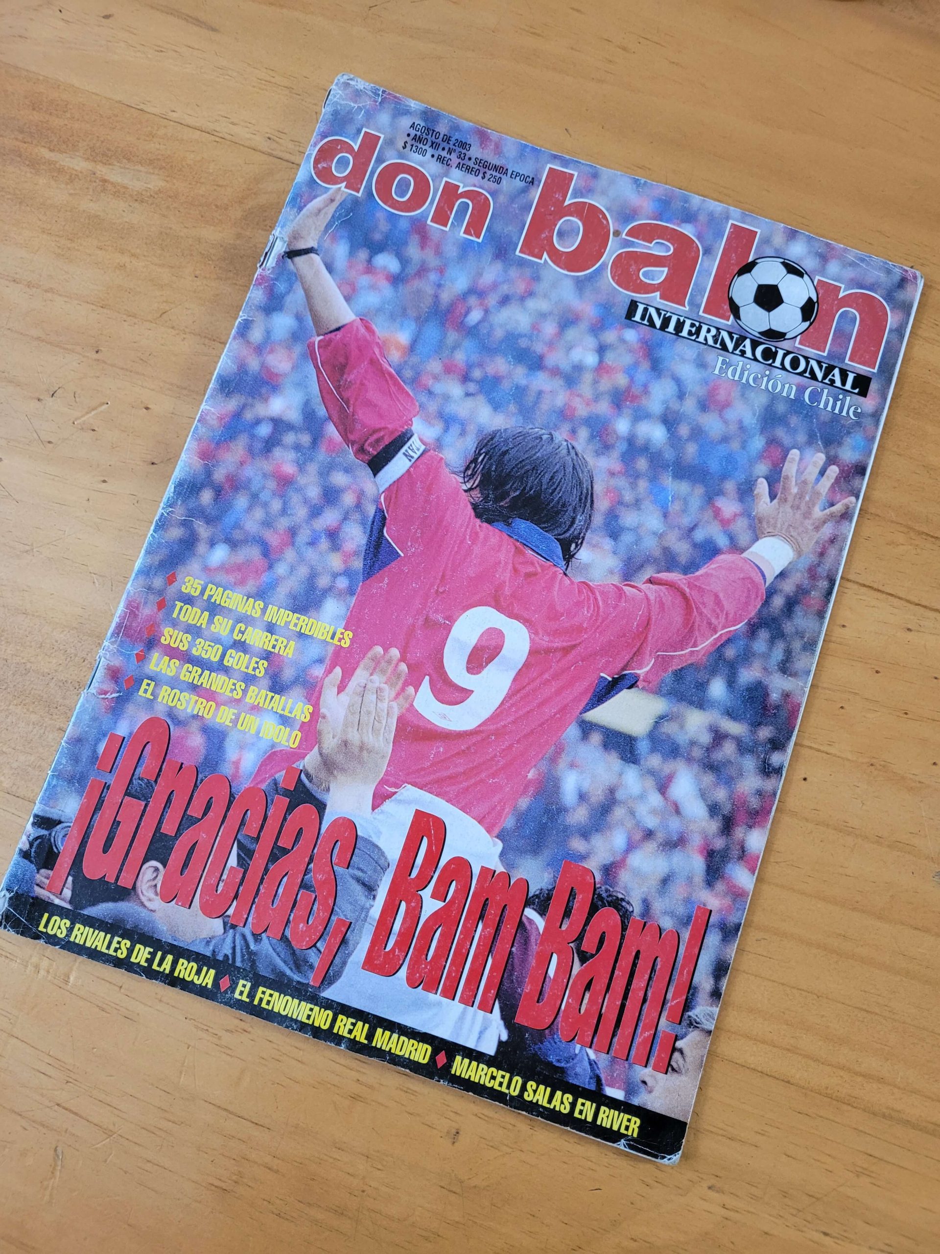 Revista DON BALON -Especial retiro de Iván Zamorano-