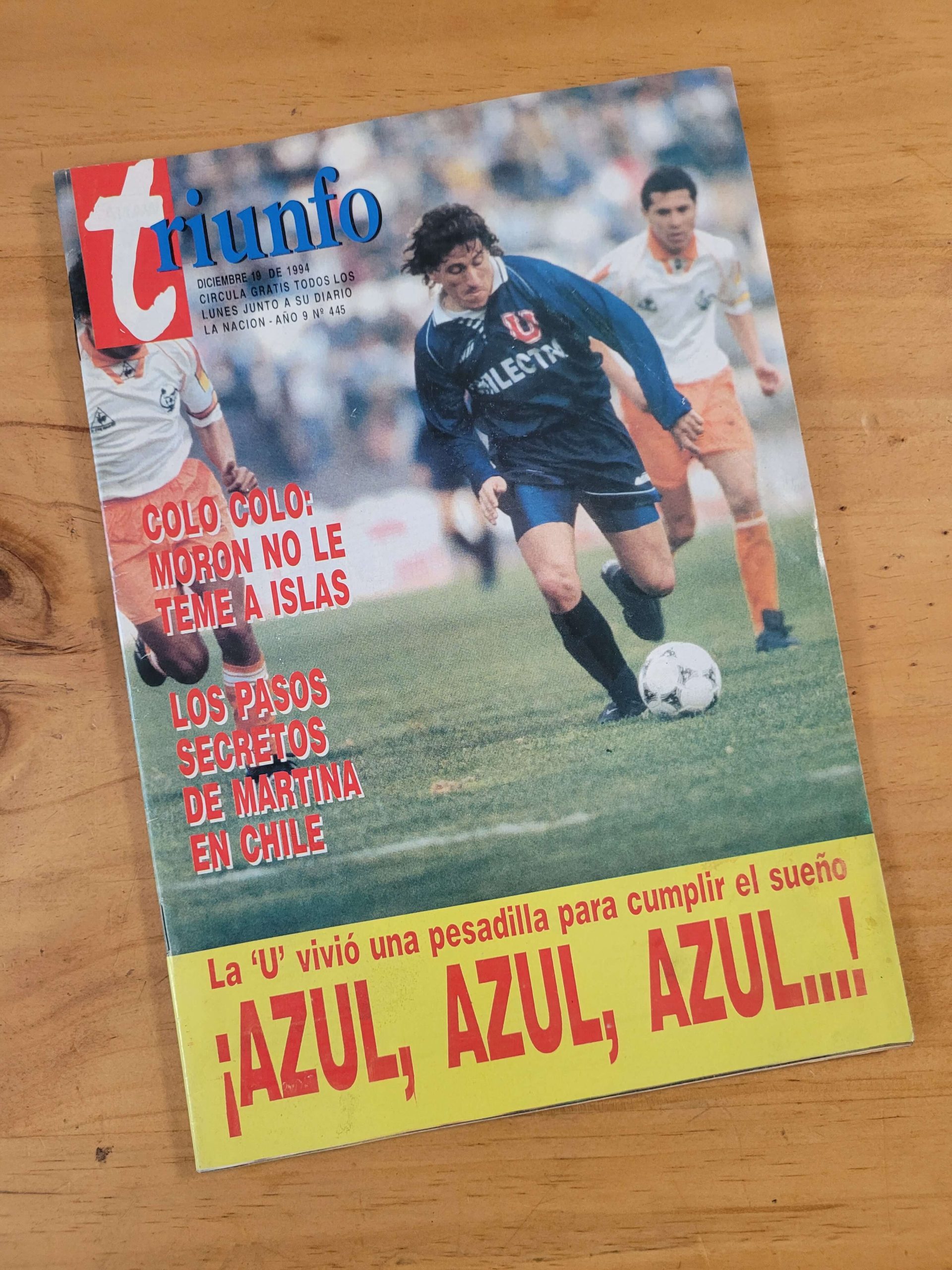 Revista TRINFO -Universidad de Chile campeón 1994-