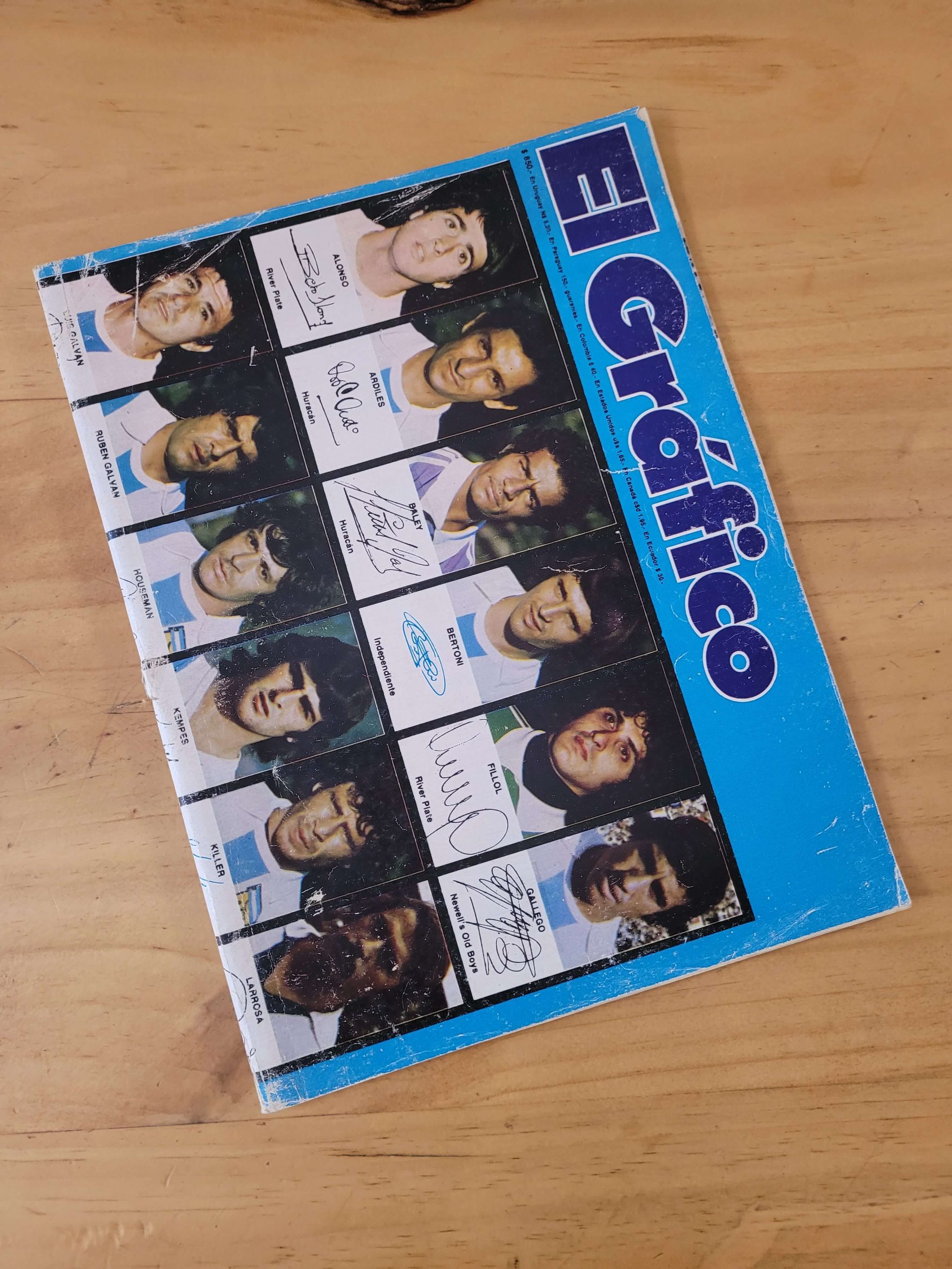 Revista EL GRAFICO (Arg) -Última edición antes del comienzo del mundial de 1978-