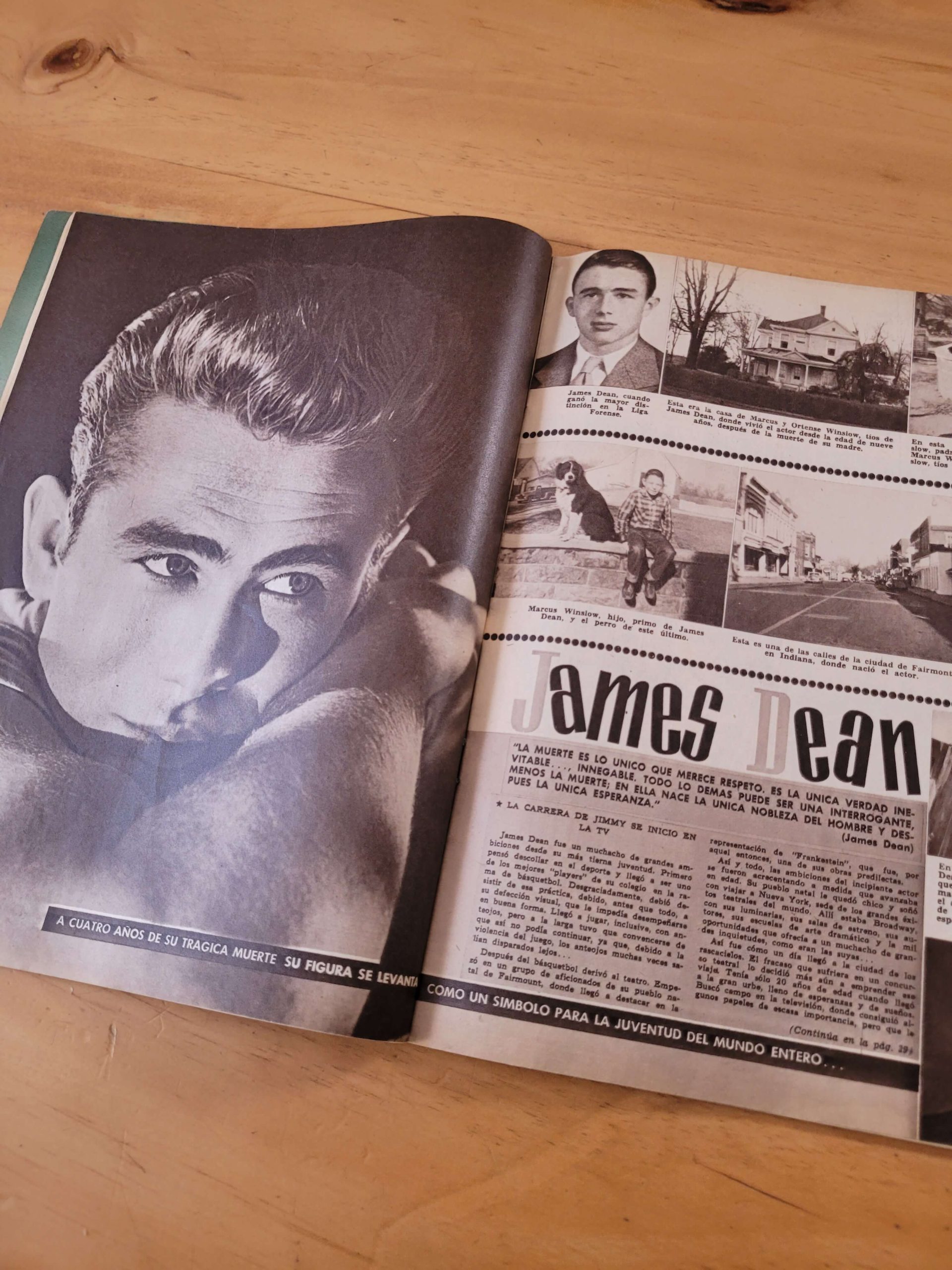 Revista MI VIDA n°77 -Especial 4to aniversario del fallecimiento de James Dean- (1959)