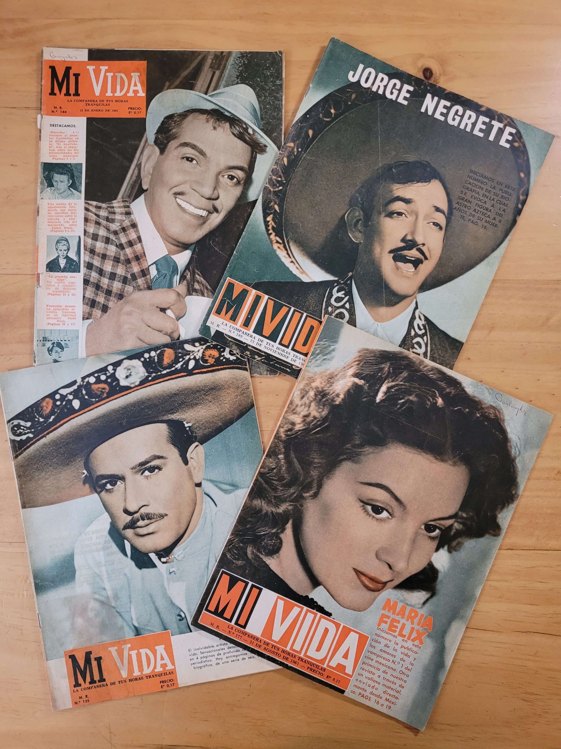 Pack MI VIDA -Estrellas mexicanas años 60s- (x4)