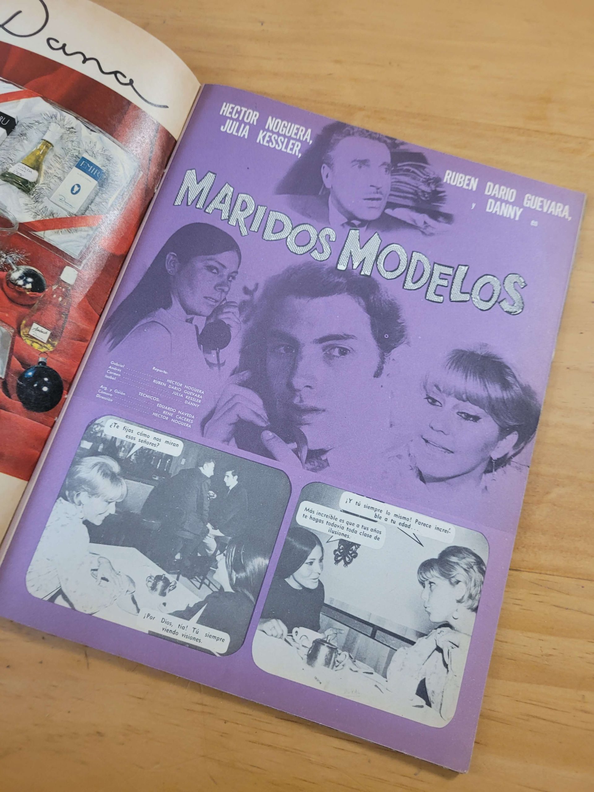 Pack revista Cine Amor, años 60s (x4)