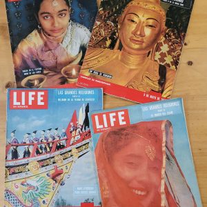 Pack revistas LIFE -4 especiales sobre religiones del mundo- años 50s (x4)