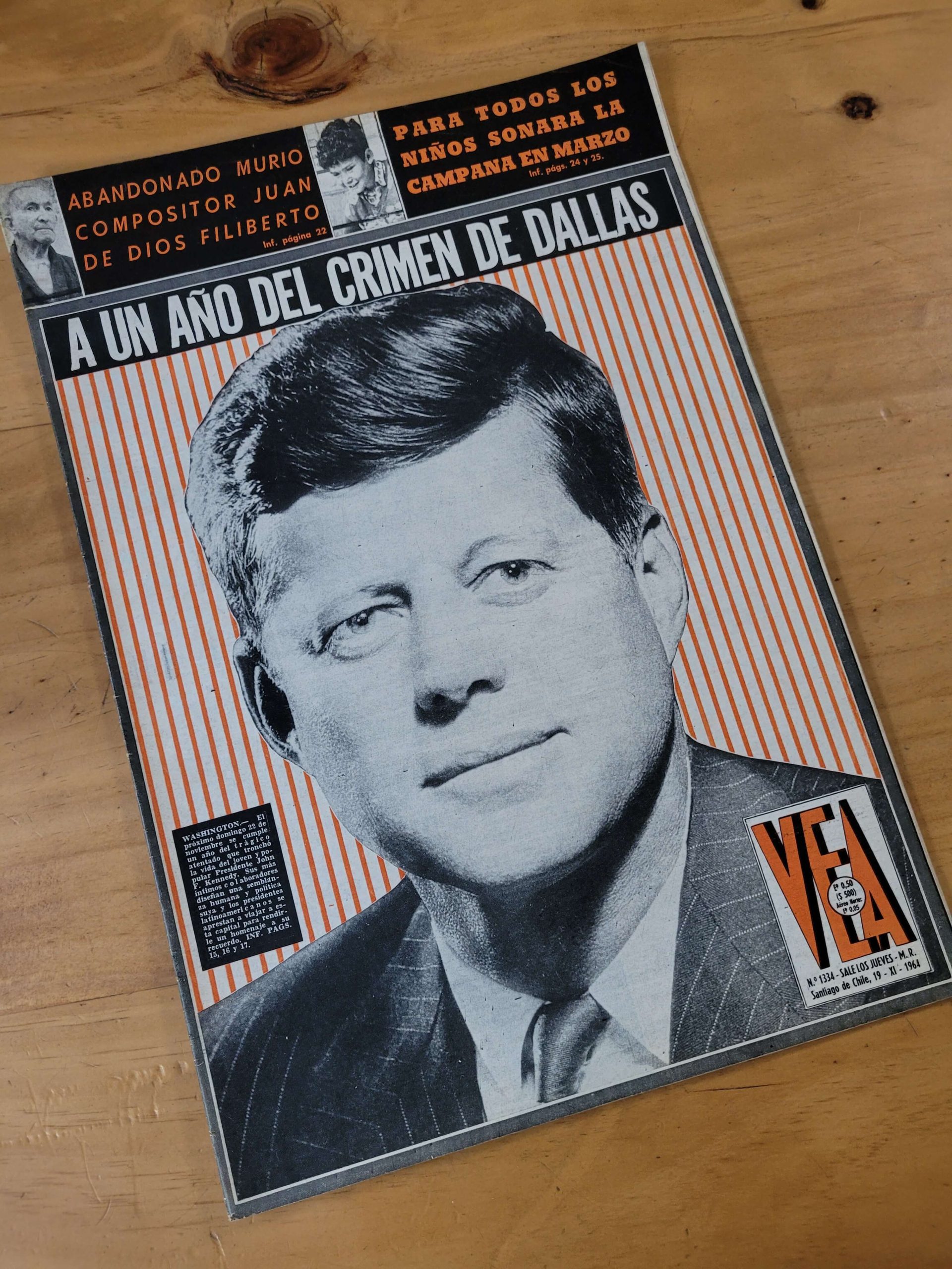 Revista VEA nº1334 -Especial un año del asesinato de JFK- (1964)