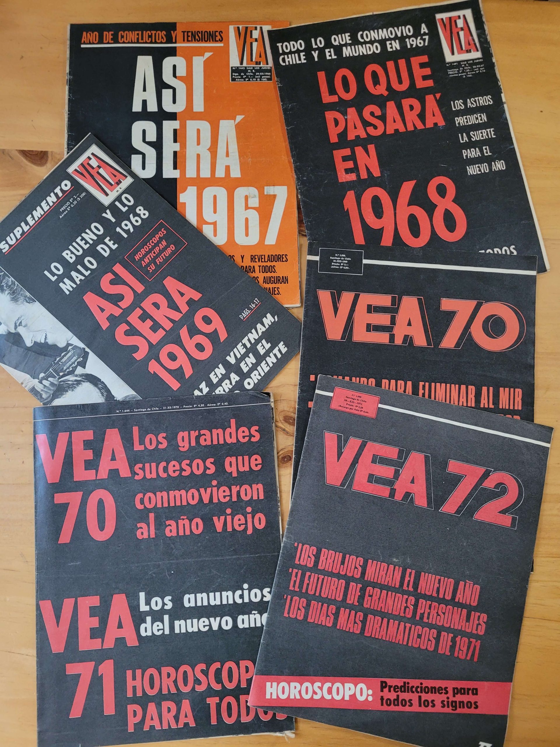 Pack revista VEA -Especiales de año nuevo- (x6)