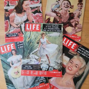 Pack revista LIFE, años 50s (x5)