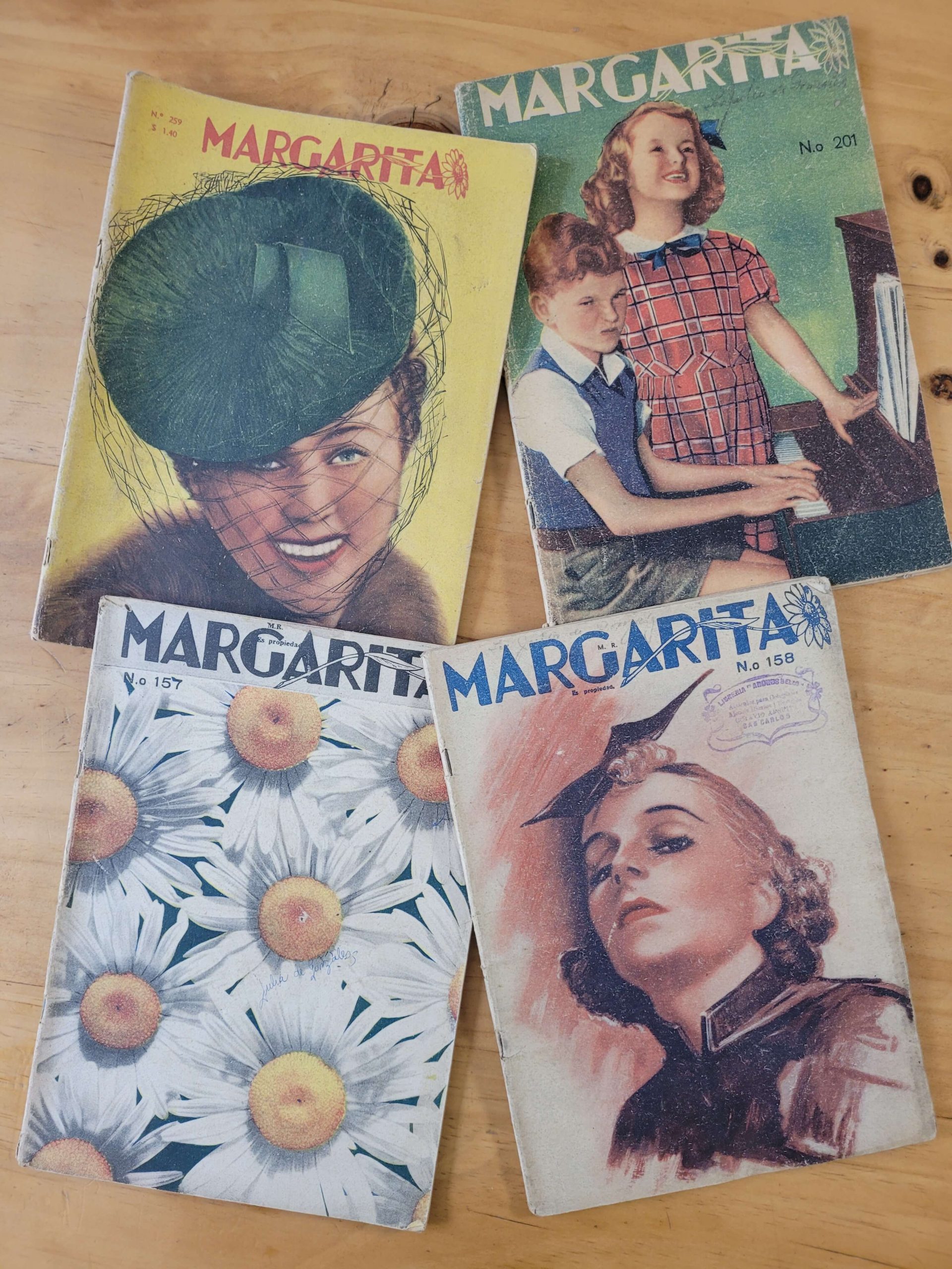 Pack revistas MARGARITA años 30s (x4)