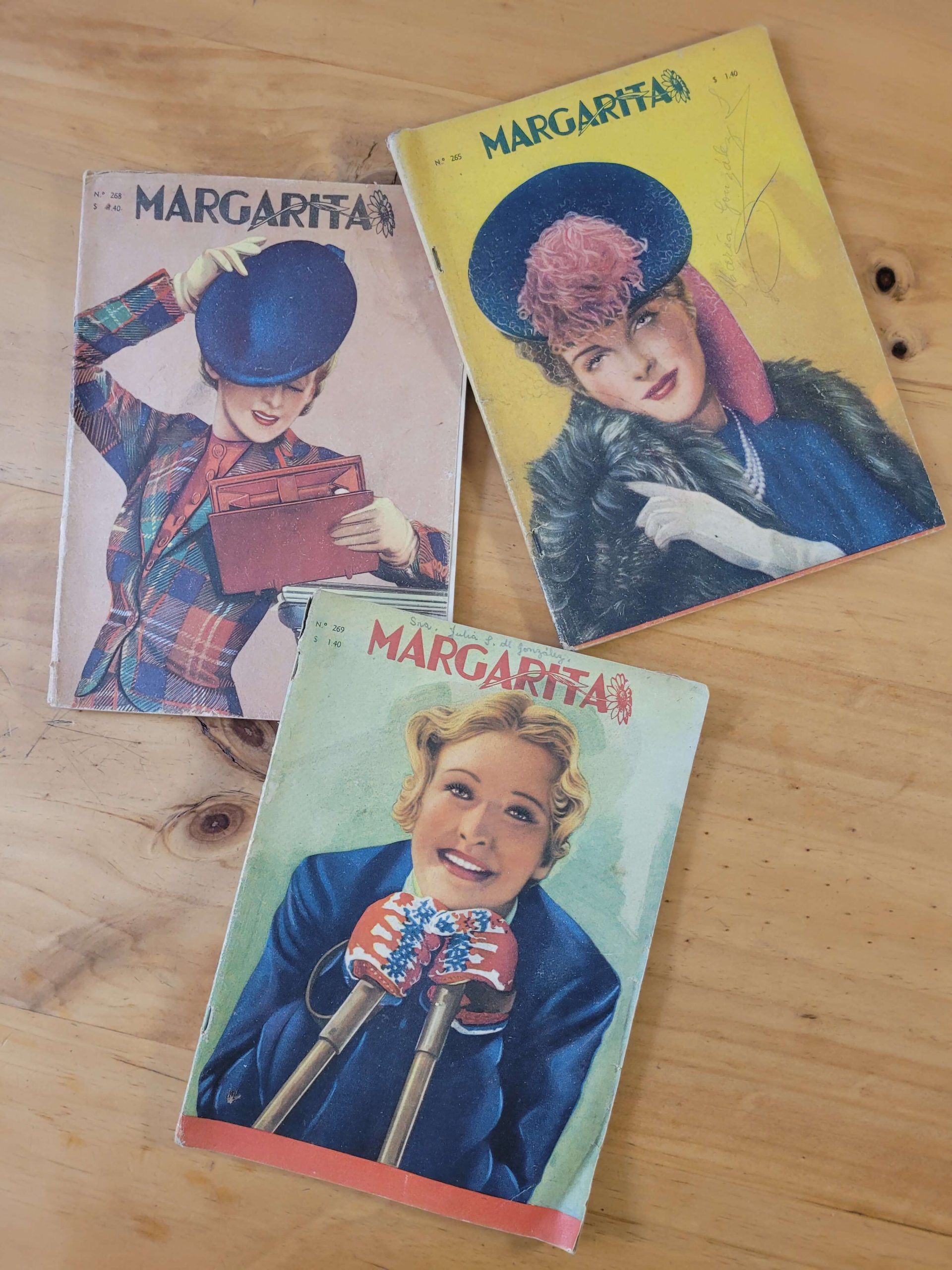 Pack revistas MARGARITA, años 30s (x3)