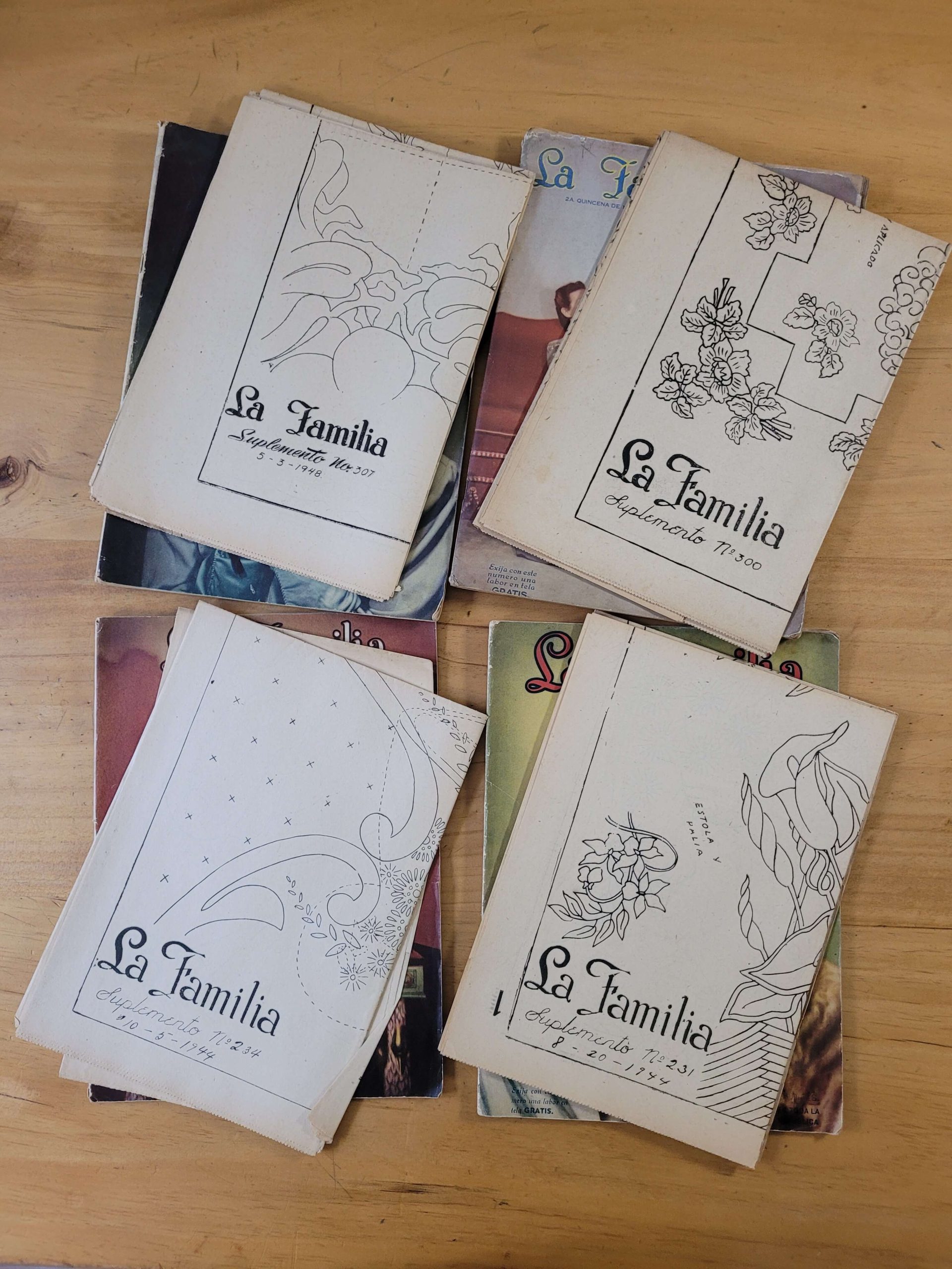 Pack n°3 revistas La Familia años 40s (x4)