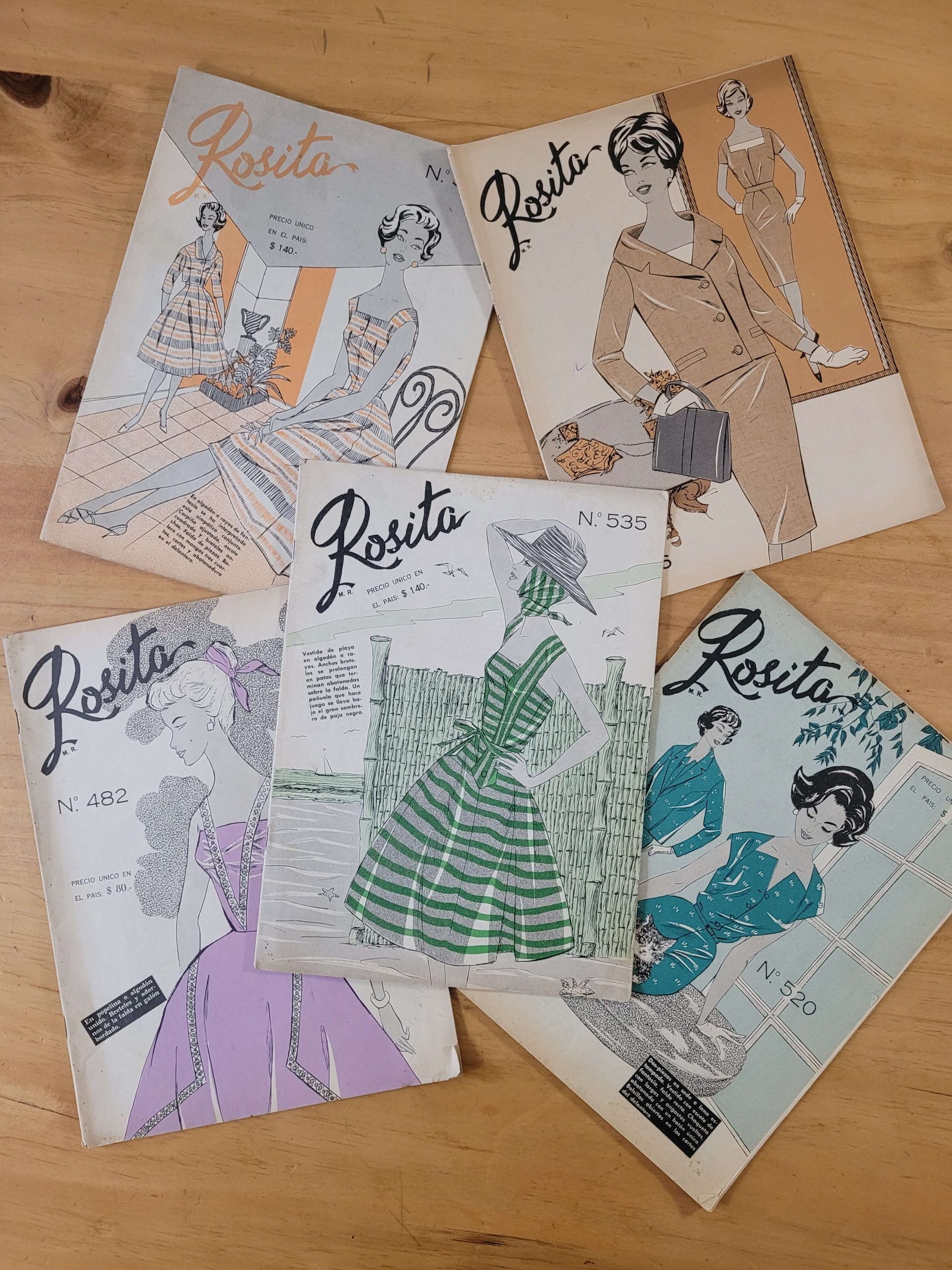 Pack n°1 ROSITA años 50s (x5)