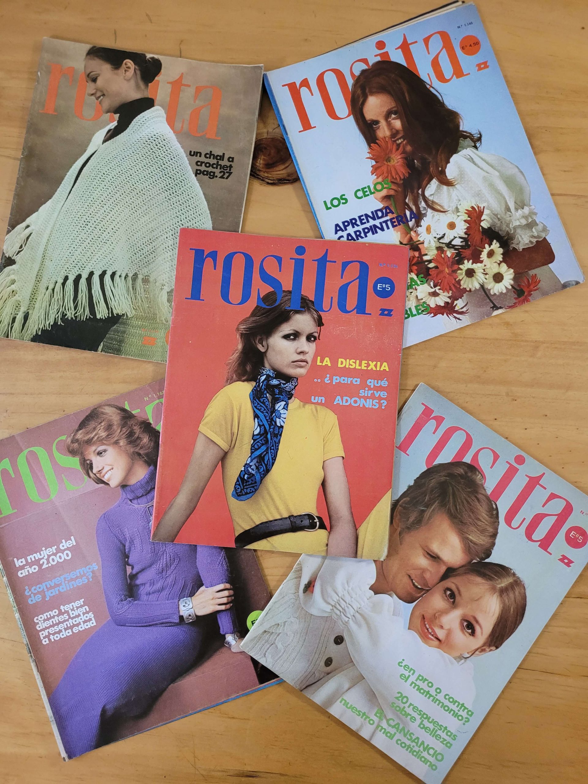 Pack n°1 ROSITA 70s (x5)