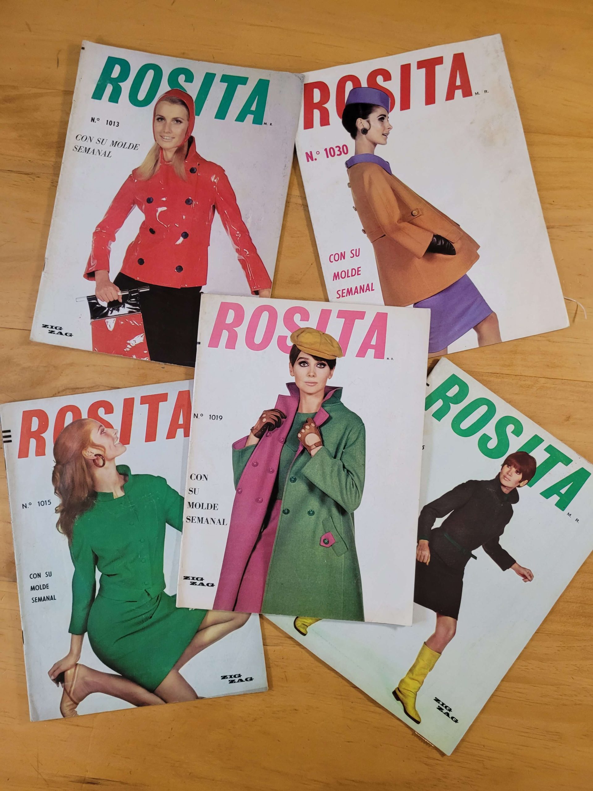 Pack n°1 ROSITA 60s (x5)