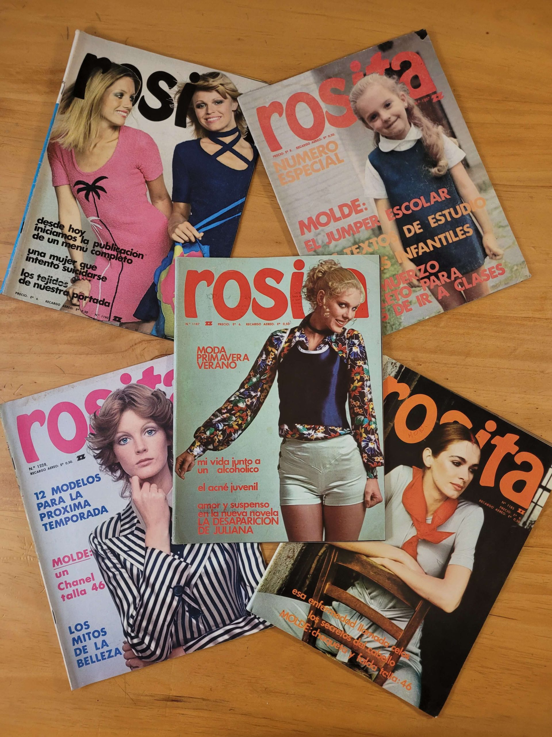 Pack n°2 ROSITA 70s (x5)