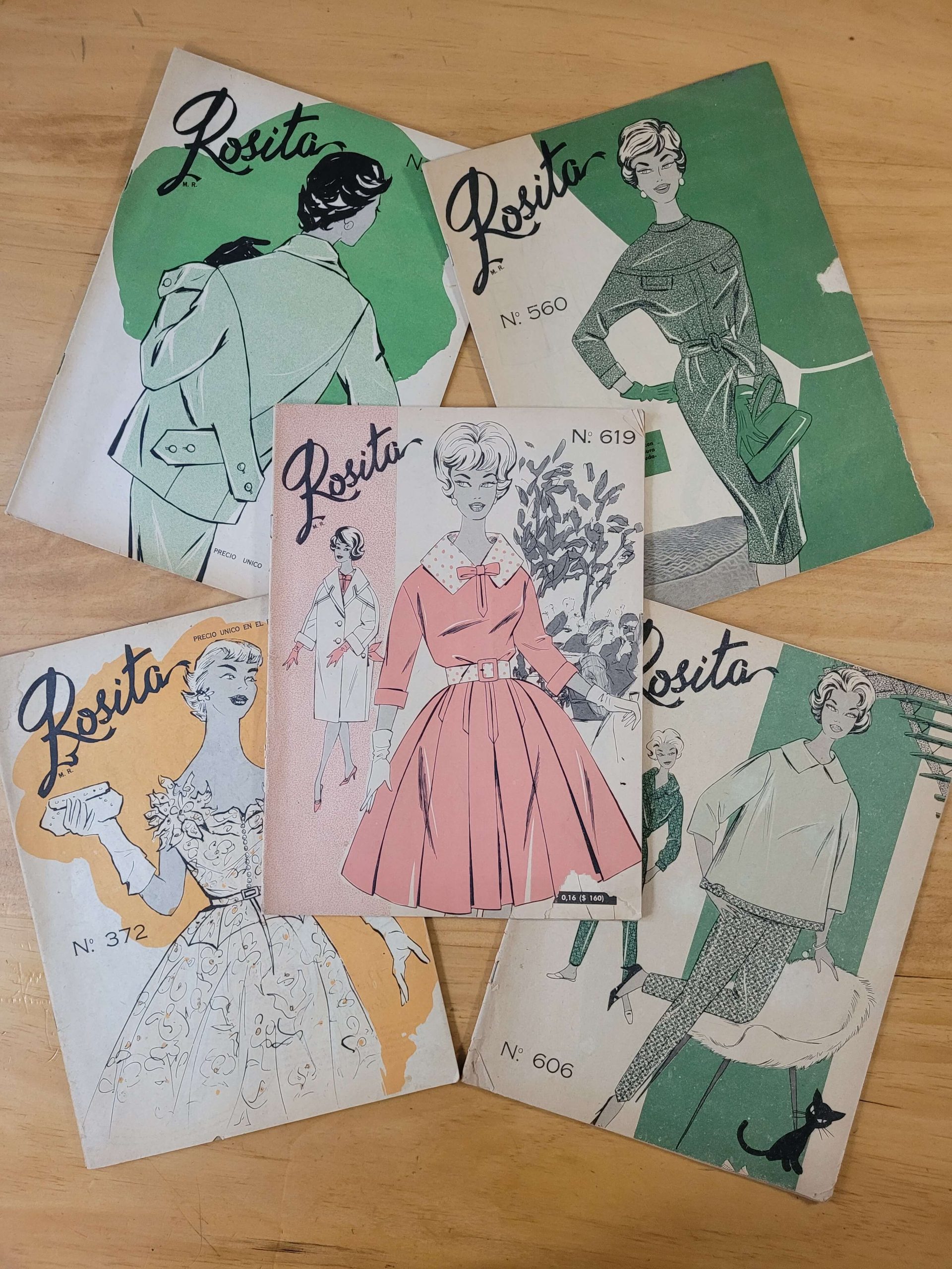 Pack n°3 ROSITA años 50s (x5)