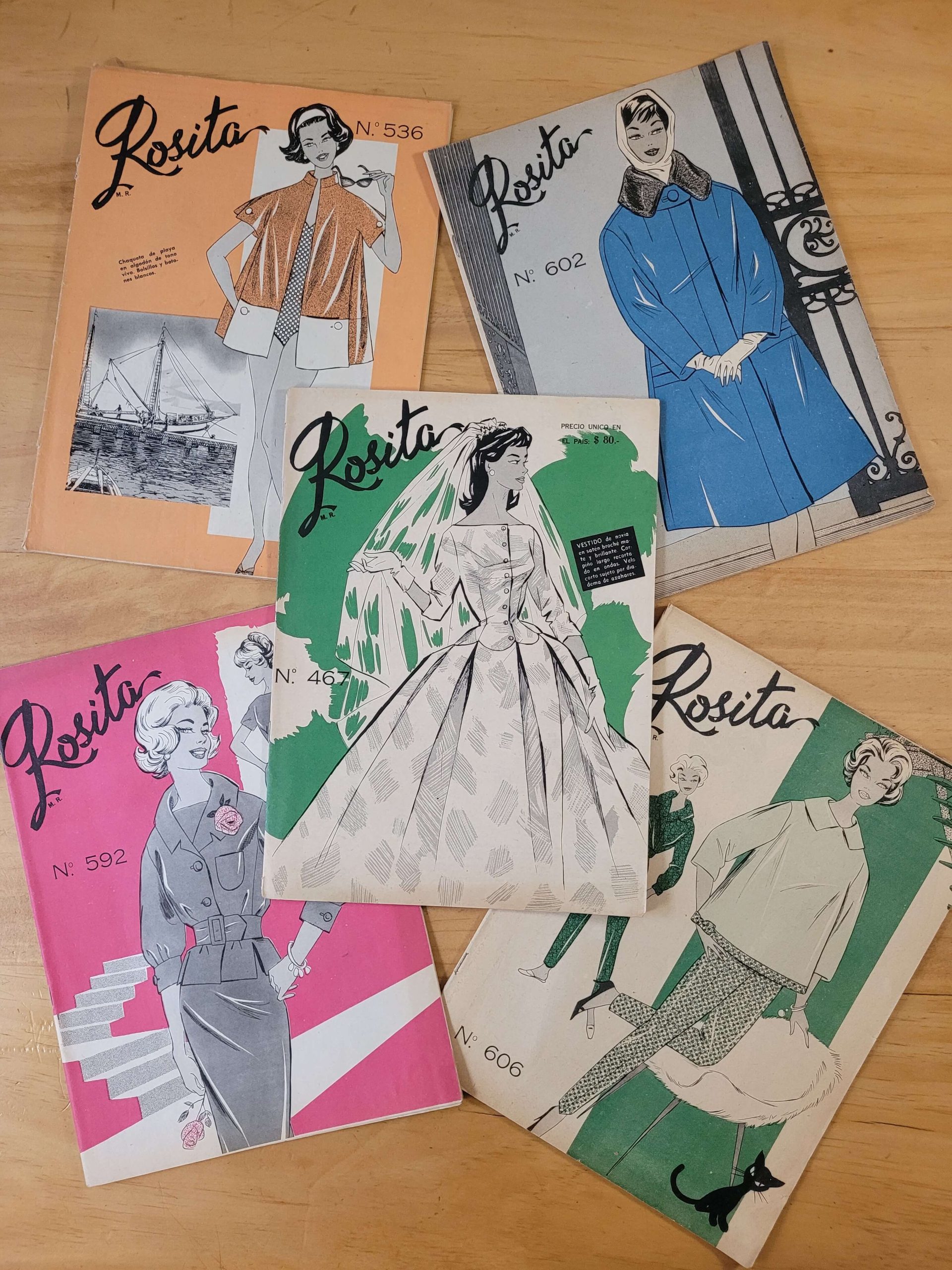 Pack n°2 ROSITA años 50s (x5)