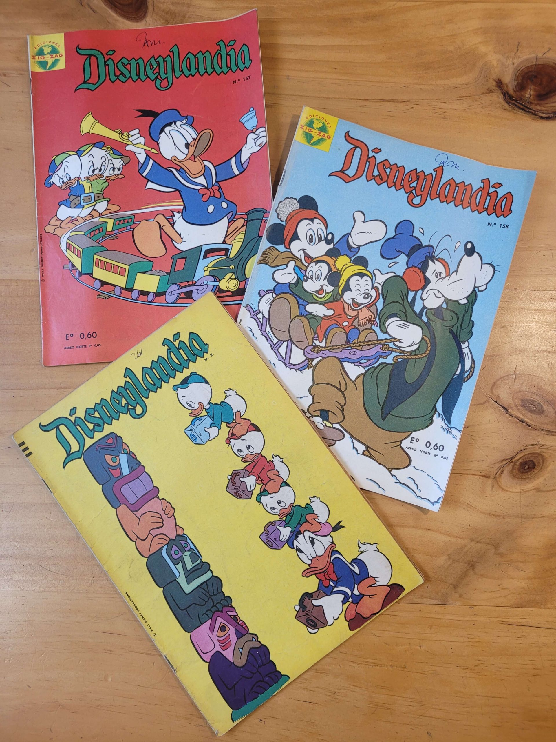 Pack n°1 revista DISNEYLANDYA años 60s (x3)