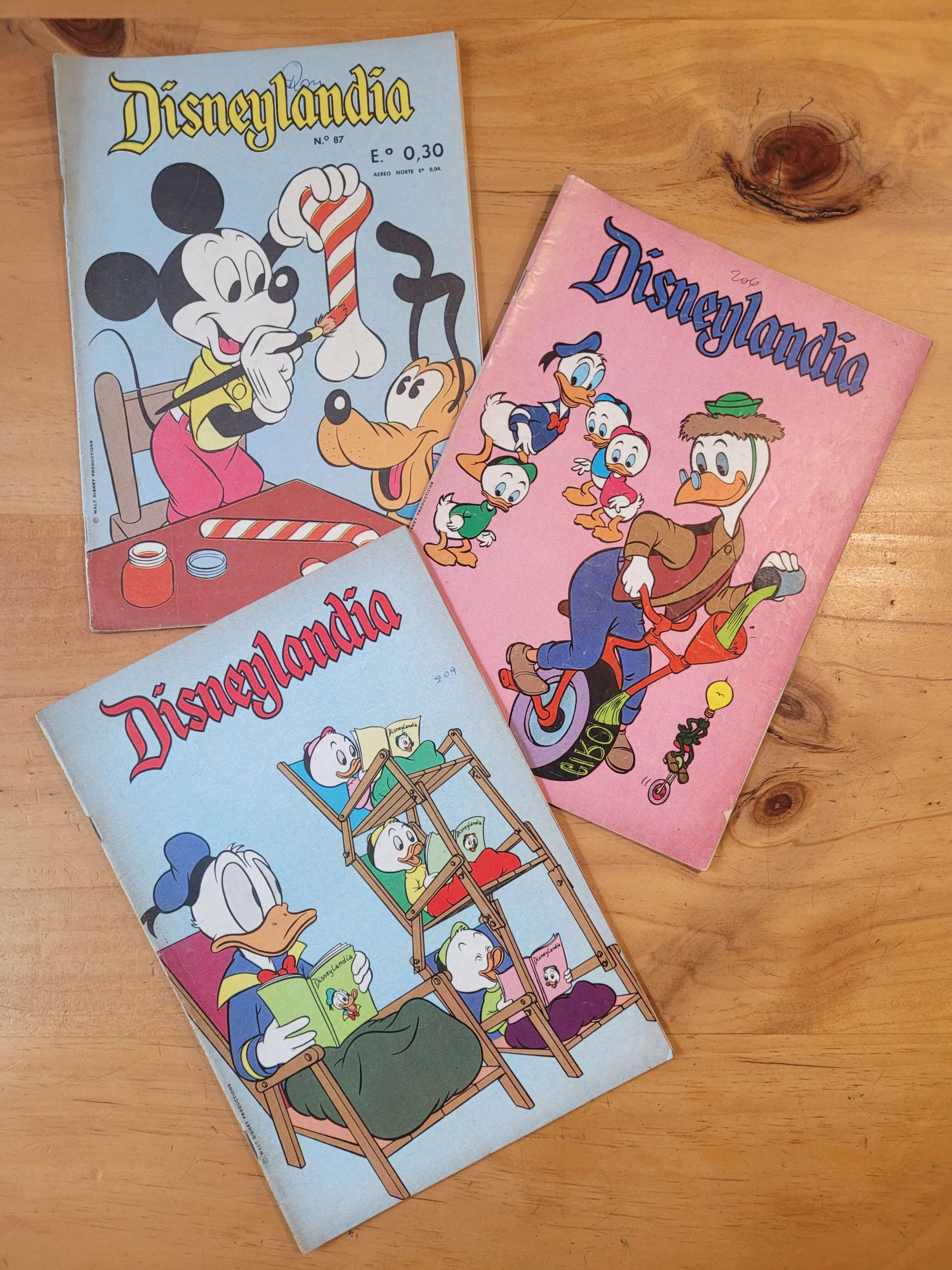 Pack n°3 revista DISNEYLANDYA años 60s (x3)