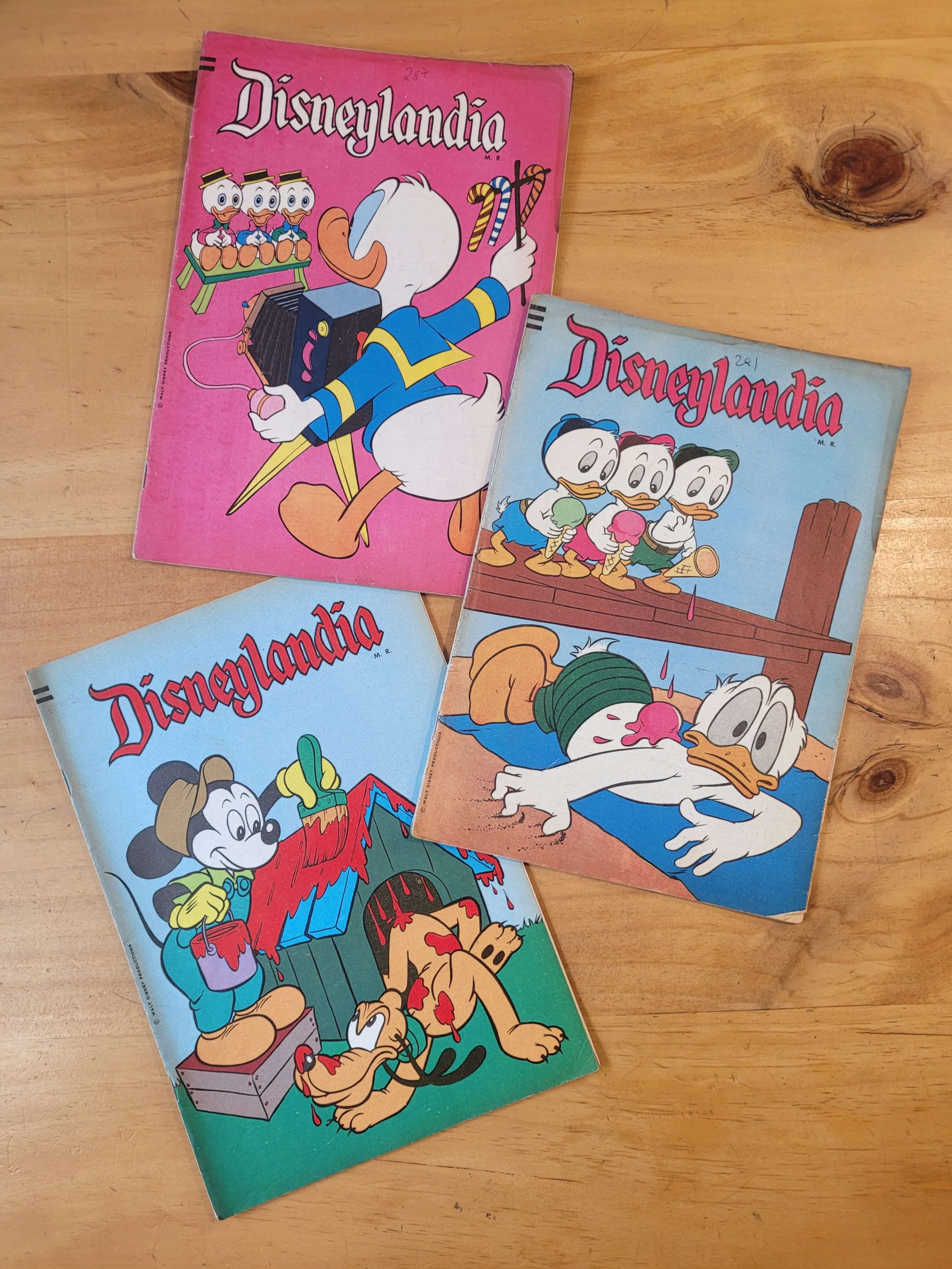 Pack n°4 revista DISNEYLANDYA años 60s (x3)