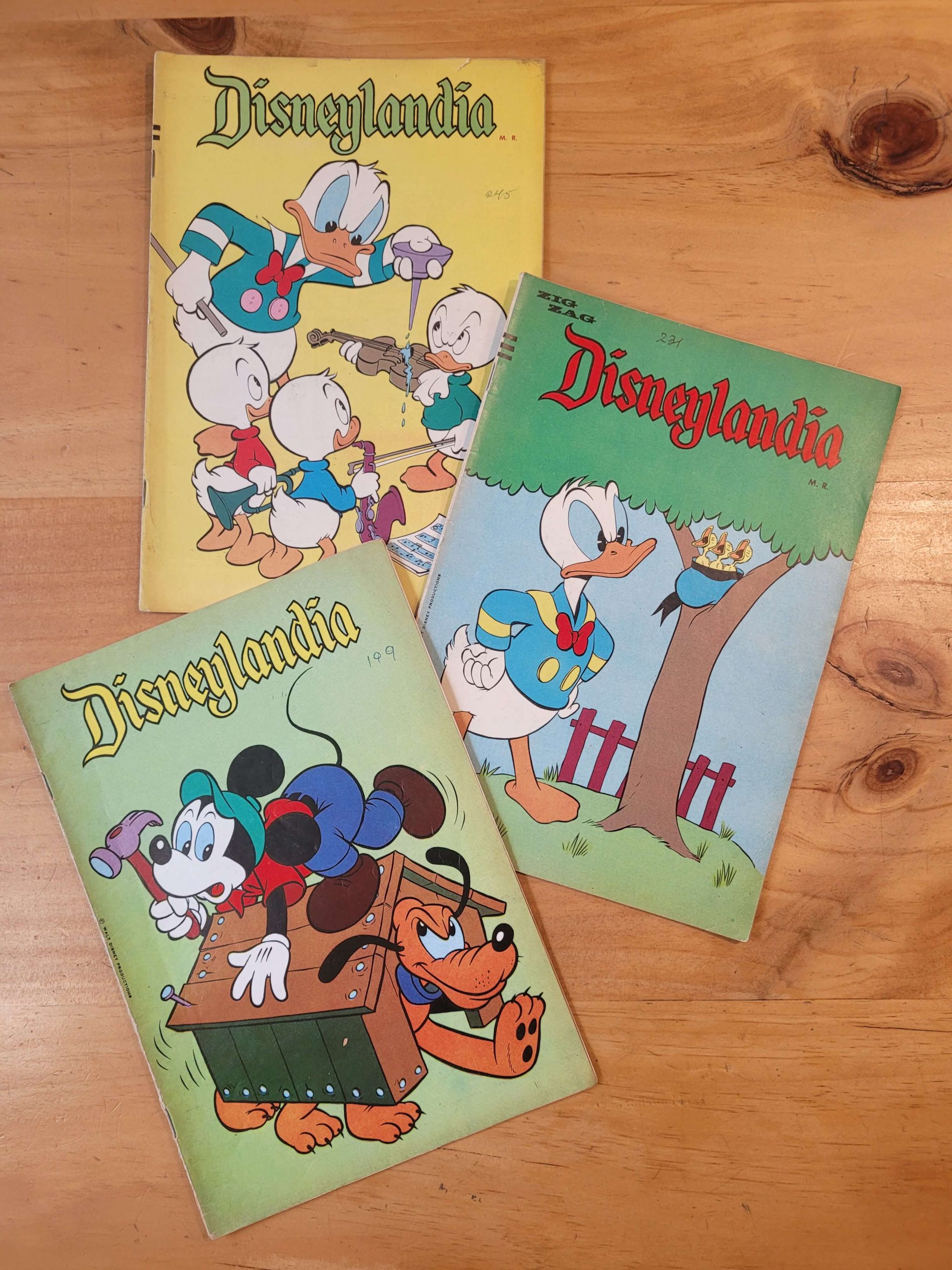 Pack n°5 revista DISNEYLANDYA años 60s (x3)